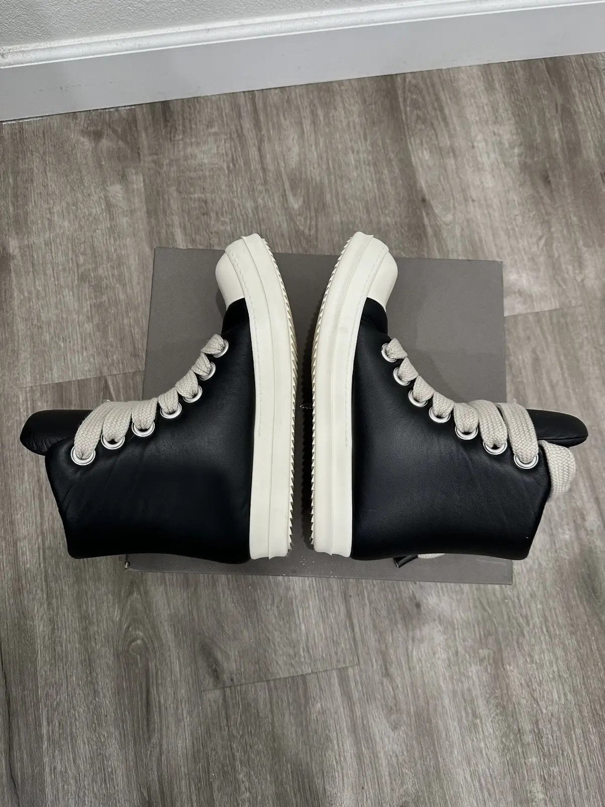 Rick Owens Rick Owens Jumbo Lace Padded Ramones High Size US 10.5 / EU 43-44 - 5 Thumbnail