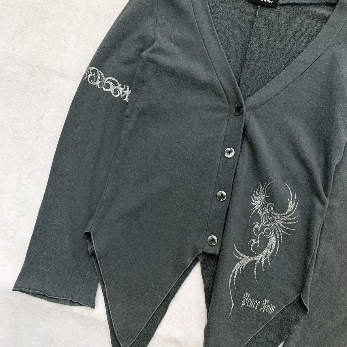 Japanese Brand 2000s Peace Now Pheonix Edge Embrace Cardigan Size M / US 6-8 / IT 42-44 - 3 Thumbnail