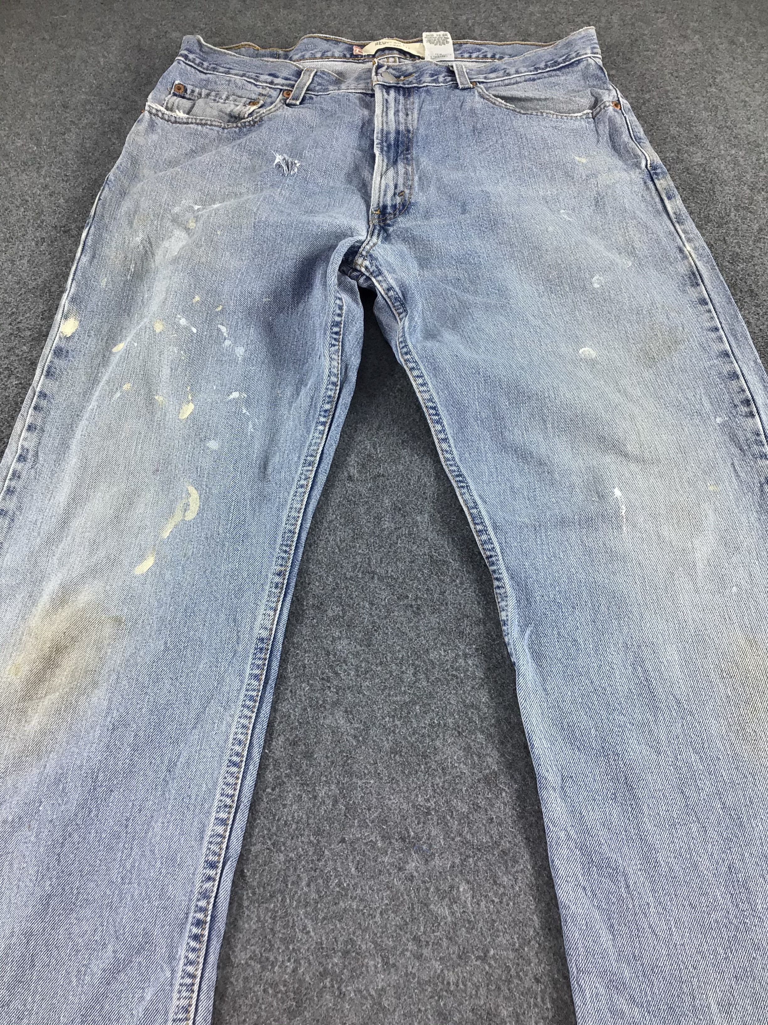 Levi's Vintage Levis 505 Jeans Dirty Stone Wash -J501 Size US 35 - 3 Thumbnail