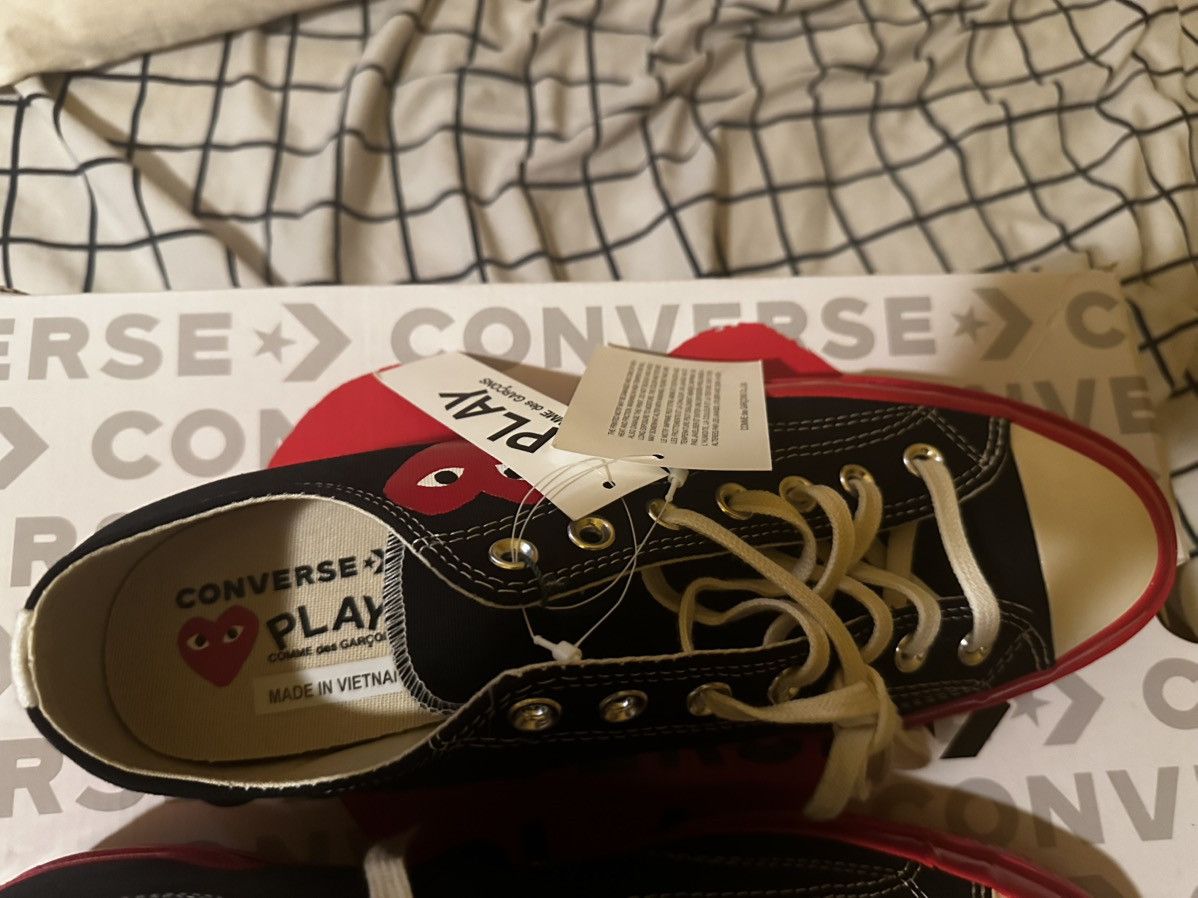 Converse Converse ChuckTaylor All Star 70 xComme des Garcons blk/red Size US 12 / EU 45 - 4 Thumbnail