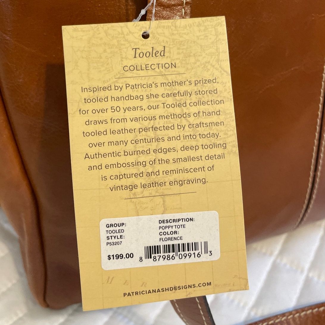 Patricia Nash Patricia Nash Tooled Collection Leather Poppy Tote Florence Size ONE SIZE - 2 Thumbnail