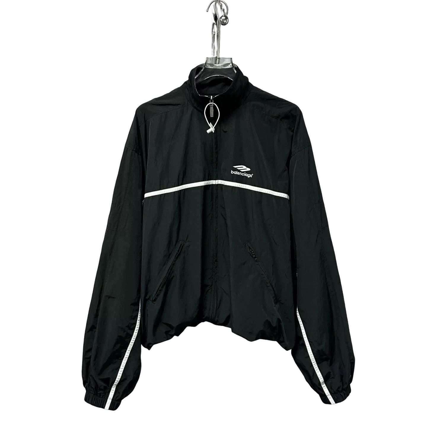 Balenciaga Balenciaga 3B Embroidered Track Jacket XXS Size US XXS / EU 40 - 1 Thumbnail