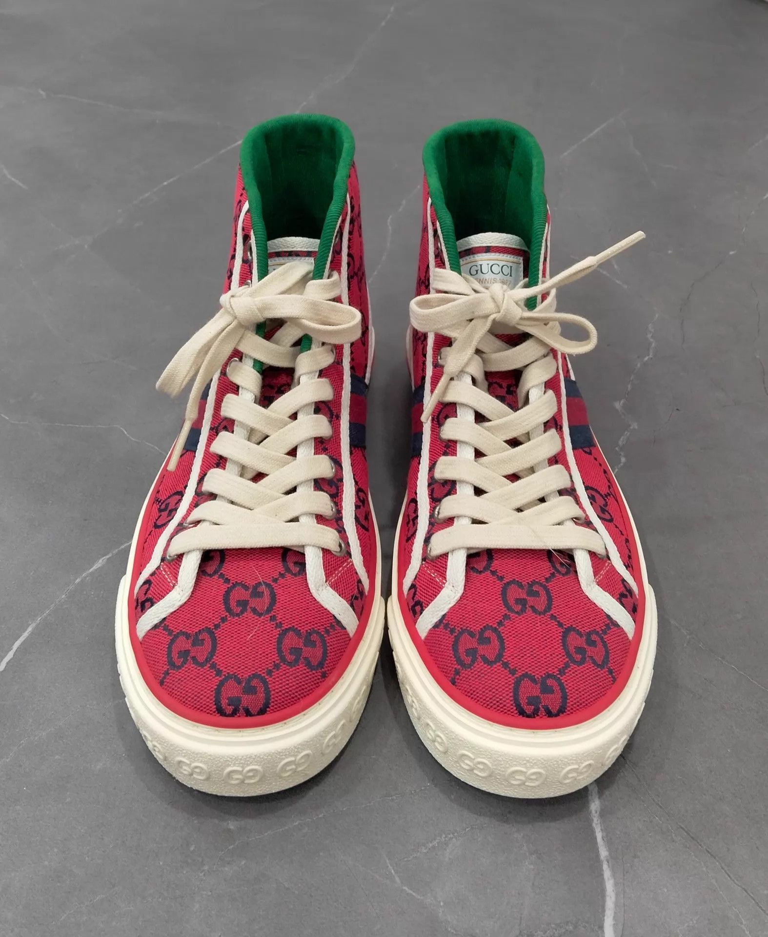 Gucci GUCCI Tennis 1977 High Top Sneaker 40.5 95 New Size US 7.5 / EU 40-41 - 4 Thumbnail