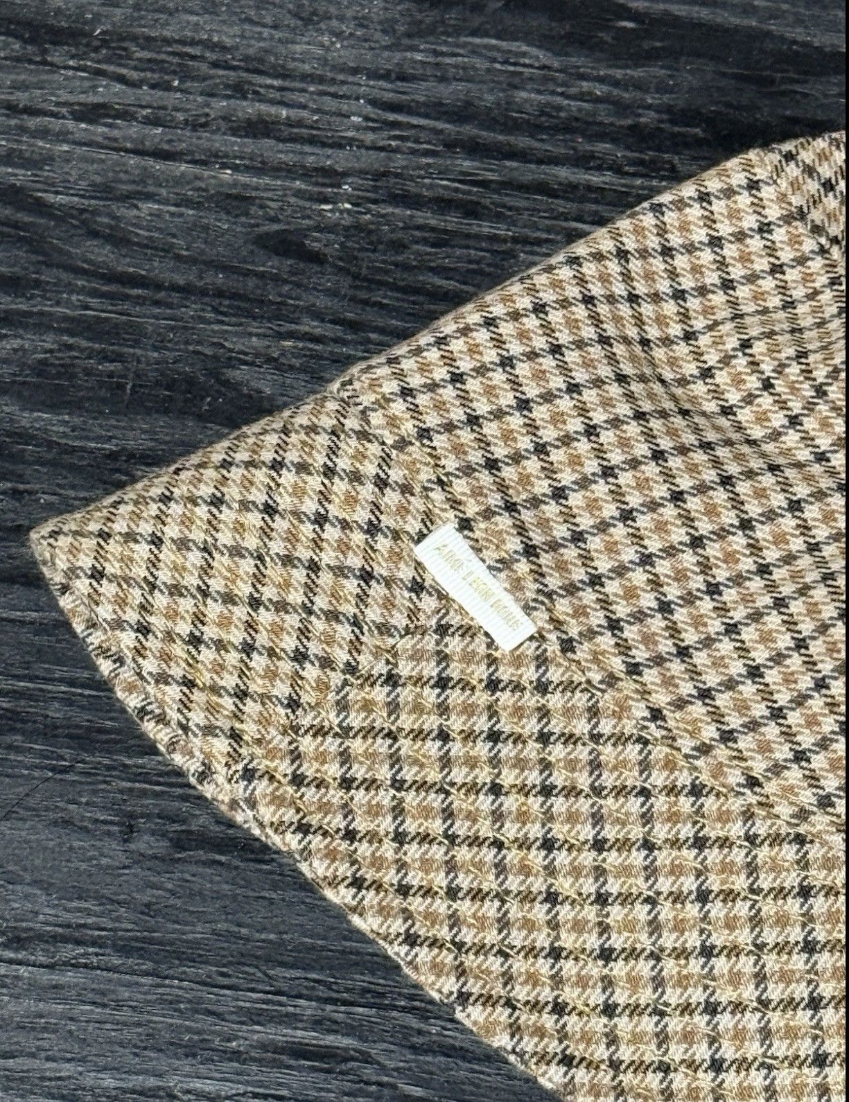 Aime Leon Dore Aime Leon Dore Bucket Hat Plaid Beige Brown Unisex One Size Size ONE SIZE - 2 Thumbnail