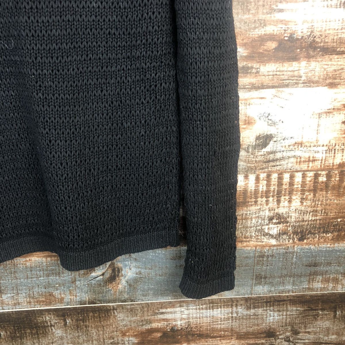 Vintage DL Uniqlo crochet Black Knitwear #C547 Size M / US 6-8 / IT 42-44 - 18 Thumbnail