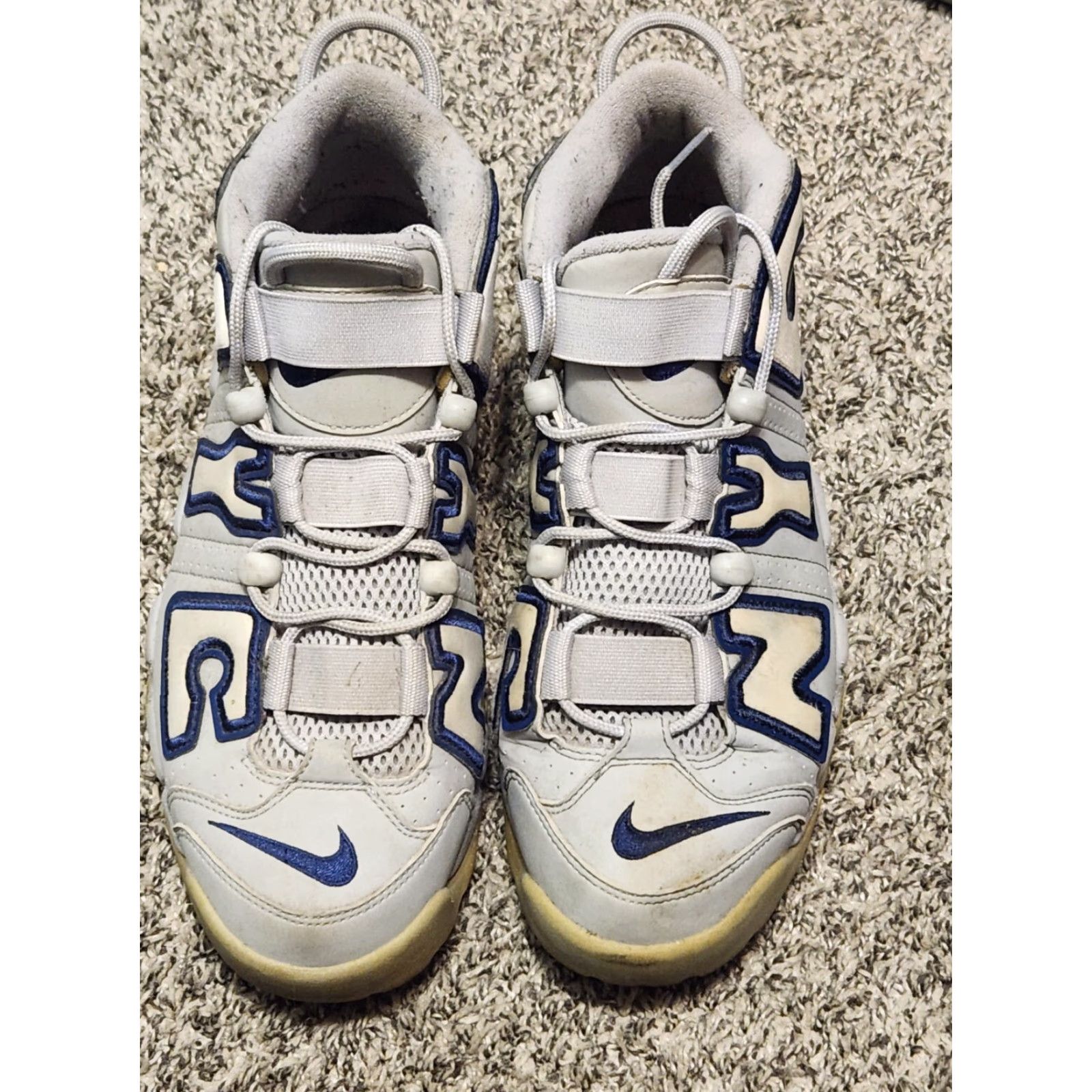 Nike VINTAGE Nike Air More Uptempo NYC Retro 9.5 Men Gray Sneakers Pippen AJ3137-001 Size US 10 / EU 43 - 3 Thumbnail