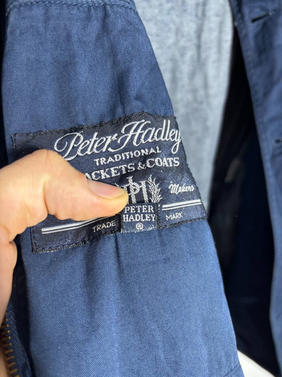 Peter Hadley Italian Designer Cotton Coat Jacket