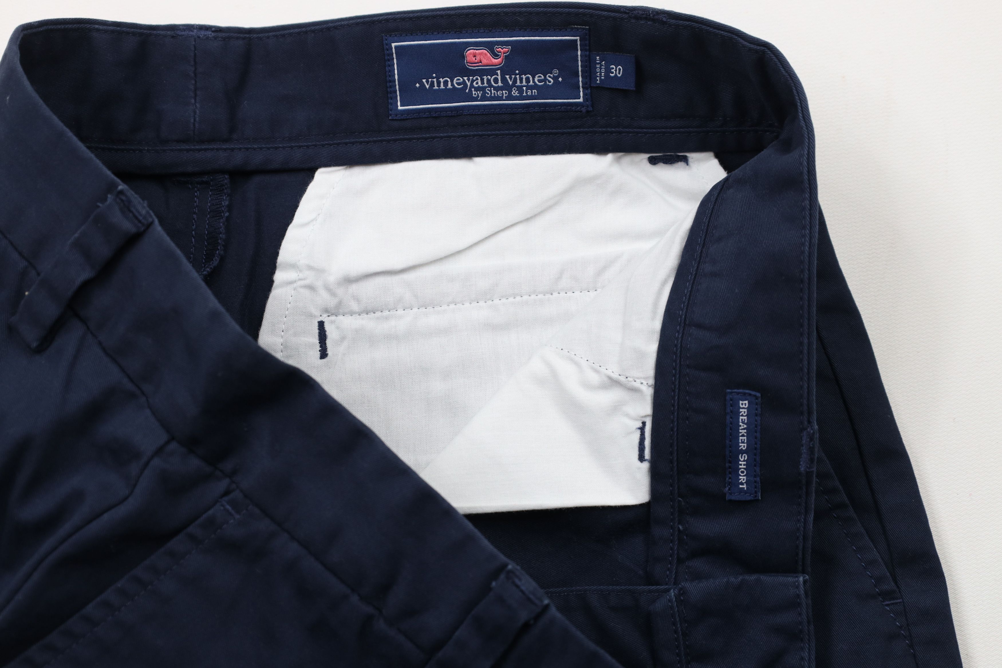 Vineyard Vines × Vintage Vineyard Vines Spell Above Knee Chino Breaker Shorts Blue Size US 30 / EU 46 - 6 Thumbnail
