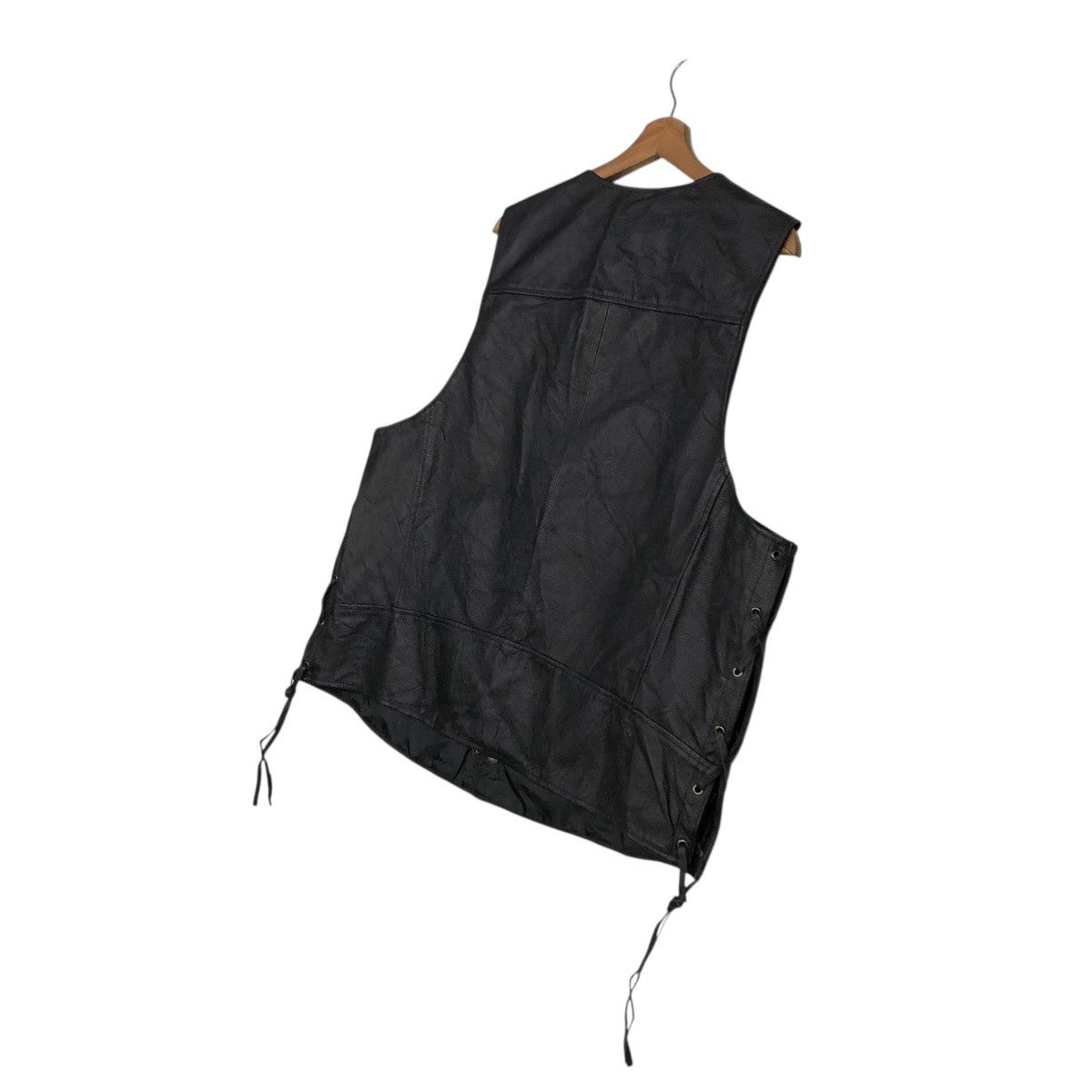 Harley Davidson 🔥BIKER VEST LEATHER JACKET TANK TOP HARLEY DAVIDSON Size US XXL / EU 58 / 5 - 12 Thumbnail
