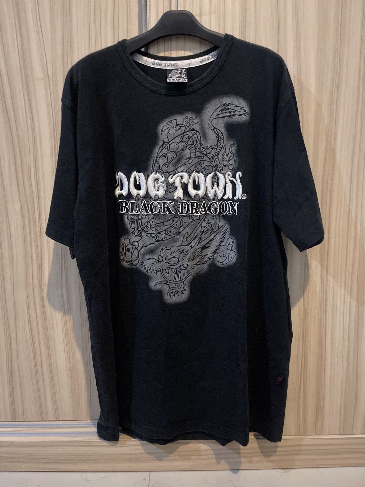 image of Dogtown Black Dragon T Shirt, Men's (Size XL)