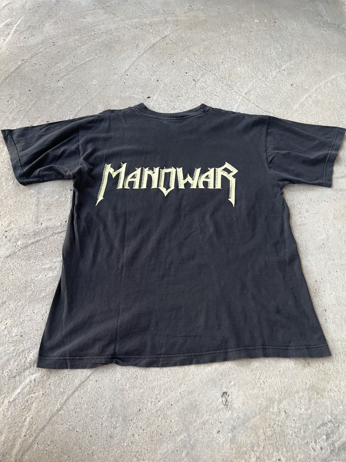 Vintage Manowar Vintage Tee Size US XL / EU 56 / 4 - 4 Thumbnail
