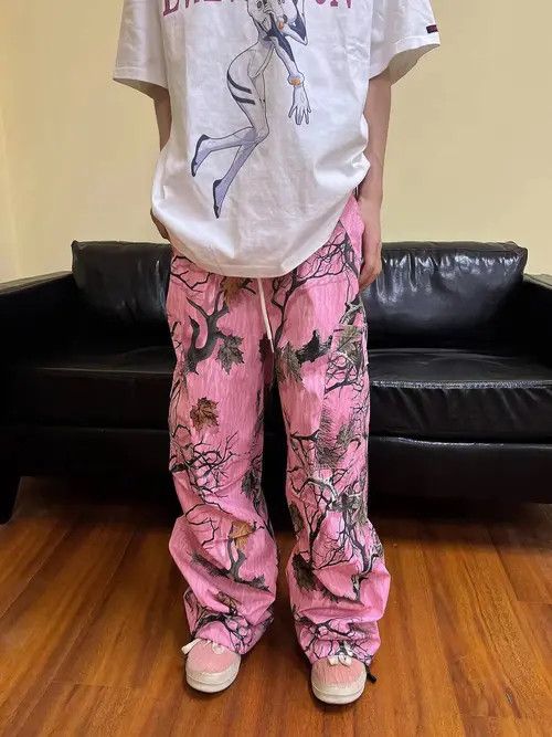 VIBE Retro street camouflage paratrooper loose casual trousers Size US 34 / EU 50 - 6 Thumbnail