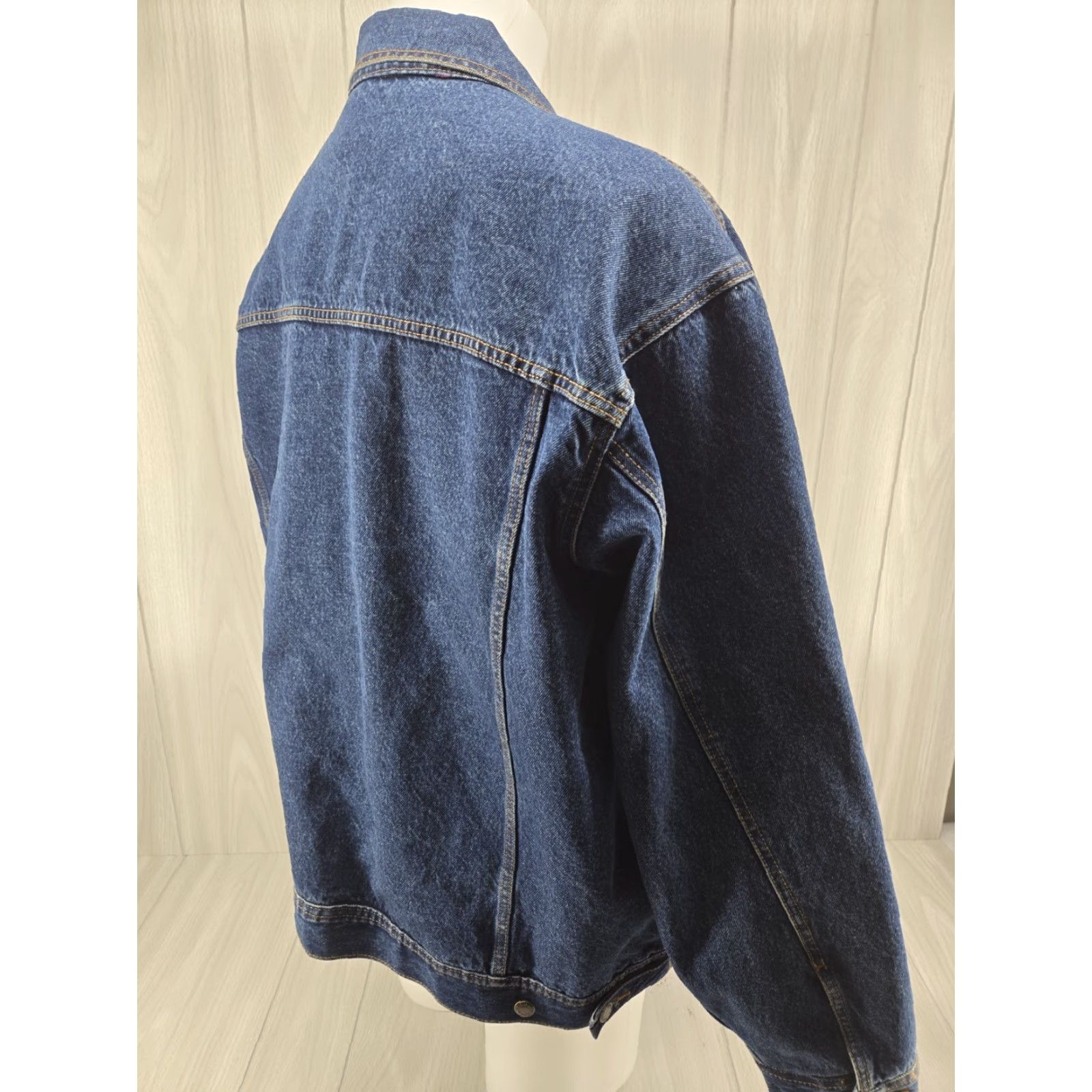 Wrangler VINTAGE Wrangler Rugged Wear Denim Jacket Flannel Lined XXL Blue Trucker RJK32AN Size US XXL / EU 58 / 5 - 7 Thumbnail