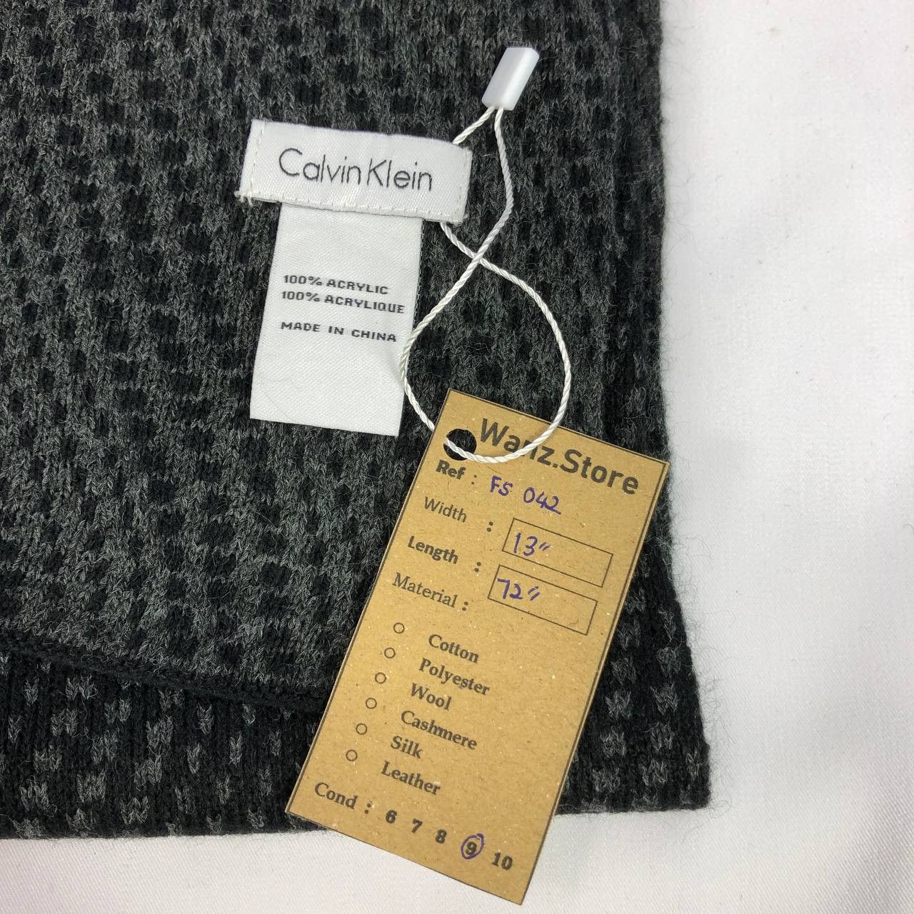 Calvin Klein × Vintage Calvin Klein Scarf / Muffler / Neckwear FS042 Size ONE SIZE - 3 Thumbnail