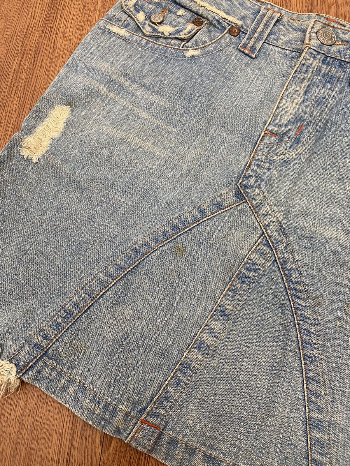 True Religion Vintage True Religion mini skirt Size 28" / US 6 / IT 42 - 4 Thumbnail