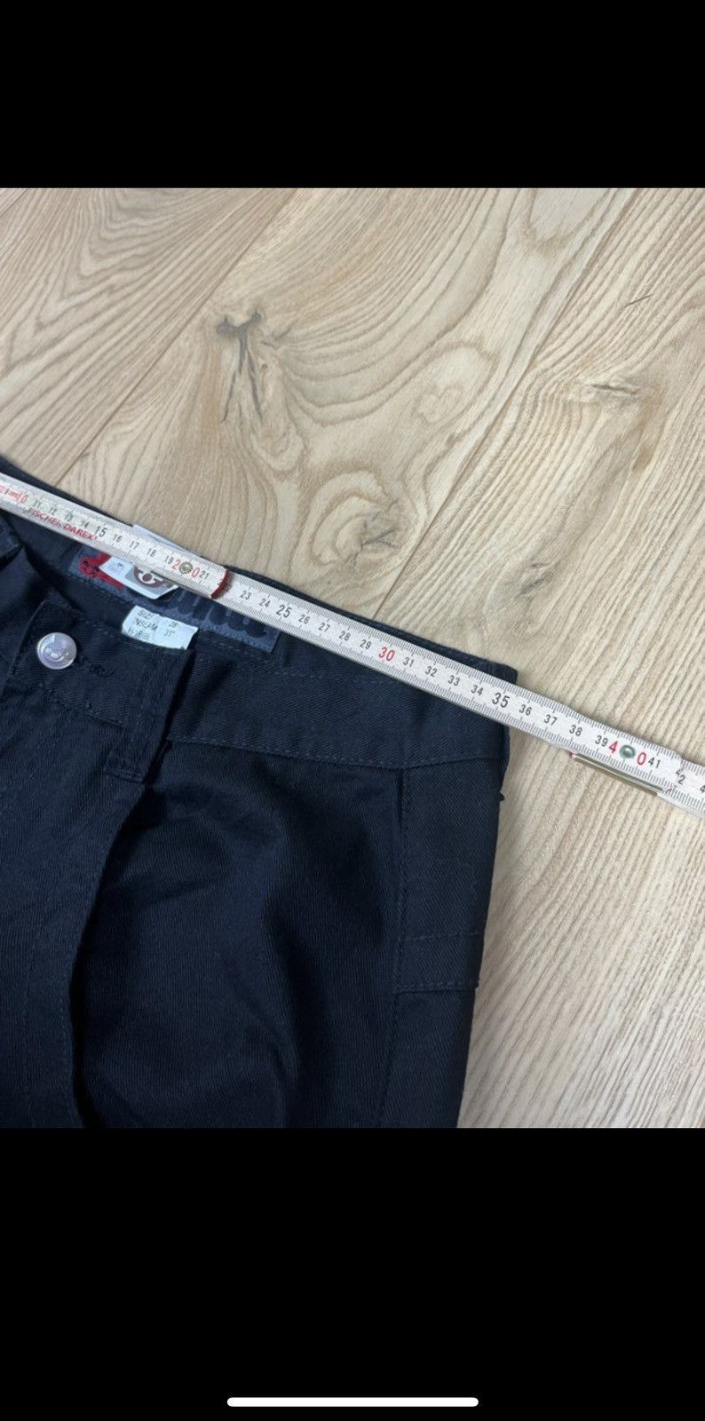 JNCO STUKA Black Baggy Pants Y2K Cyberpunk Workwear DEADSTOCK Size US 28 / EU 44 - 7 Thumbnail