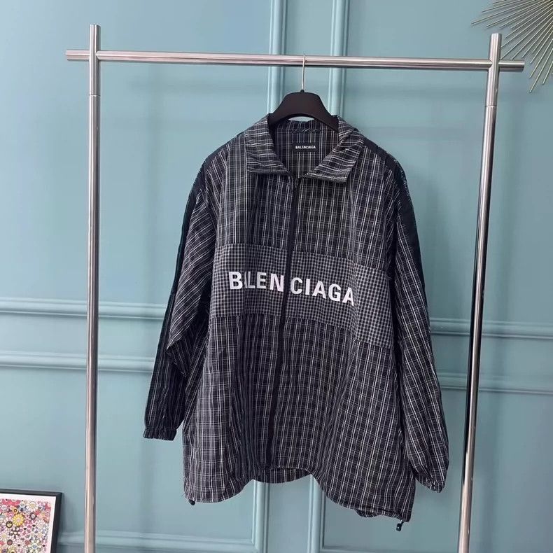 Balenciaga Balenciaga embroidered checkerboard jacket-2506 Size US M / EU 48-50 / 2 - 1 Thumbnail