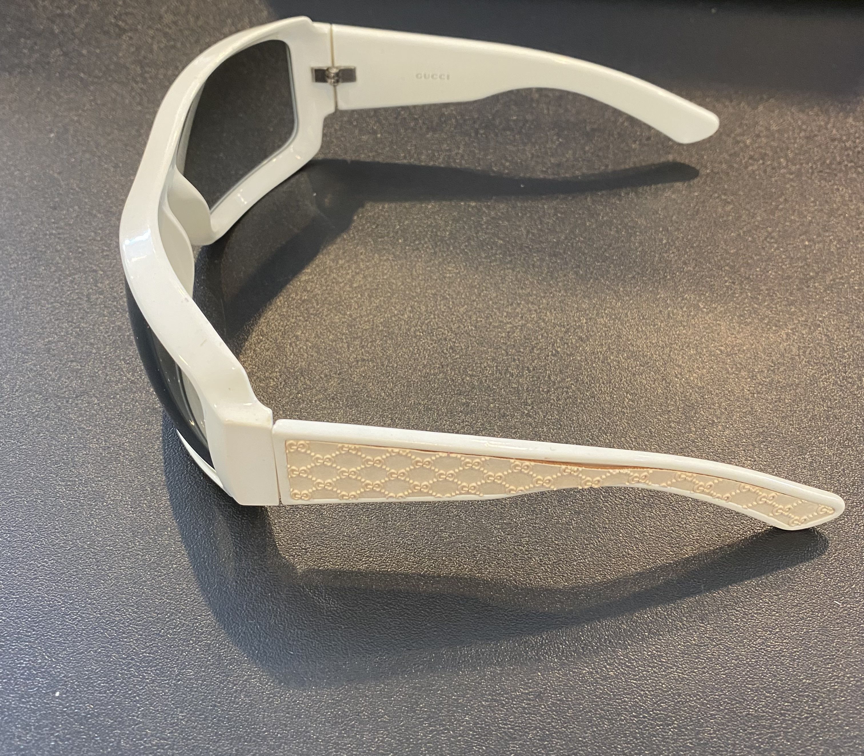 Gucci Gucci GG 1559/S Monogram Sun Glasses White Size ONE SIZE - 5 Thumbnail