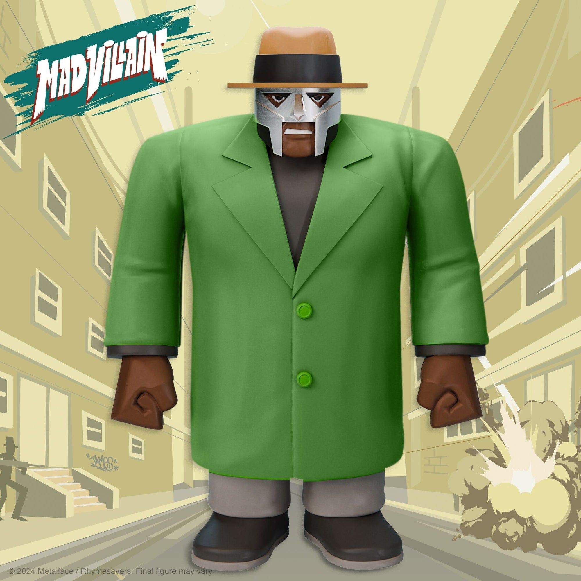 MF Doom MF DOOM SuperSize Vinyl Figure - Madvillain x Super7 Size ONE SIZE - 2 Thumbnail