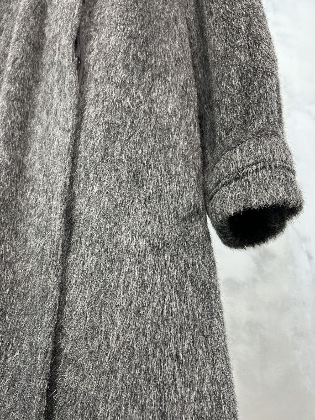 Vintage Luxus Lama Alpaca Gray Coat Jacket Size 38 M - L Size M / US 6-8 / IT 42-44 - 5 Thumbnail