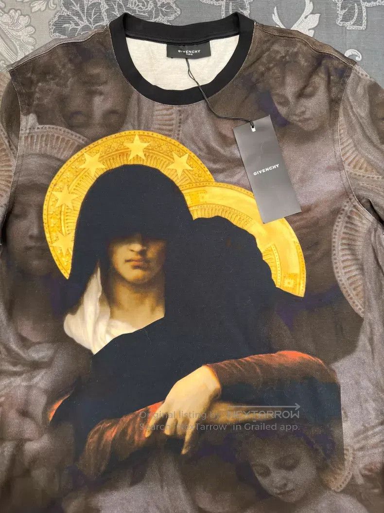 Givenchy Givenchy Dark aura Virgin Mary baby short-sleeve Size US L / EU 52-54 / 3 - 2 Thumbnail