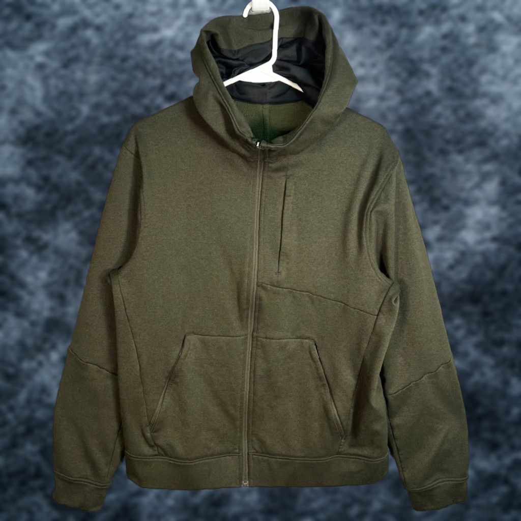 Lululemon Lululemon Hoodie Mens Medium Olive Green Zip Up Sweatshirt Size US M / EU 48-50 / 2 - 1 Thumbnail