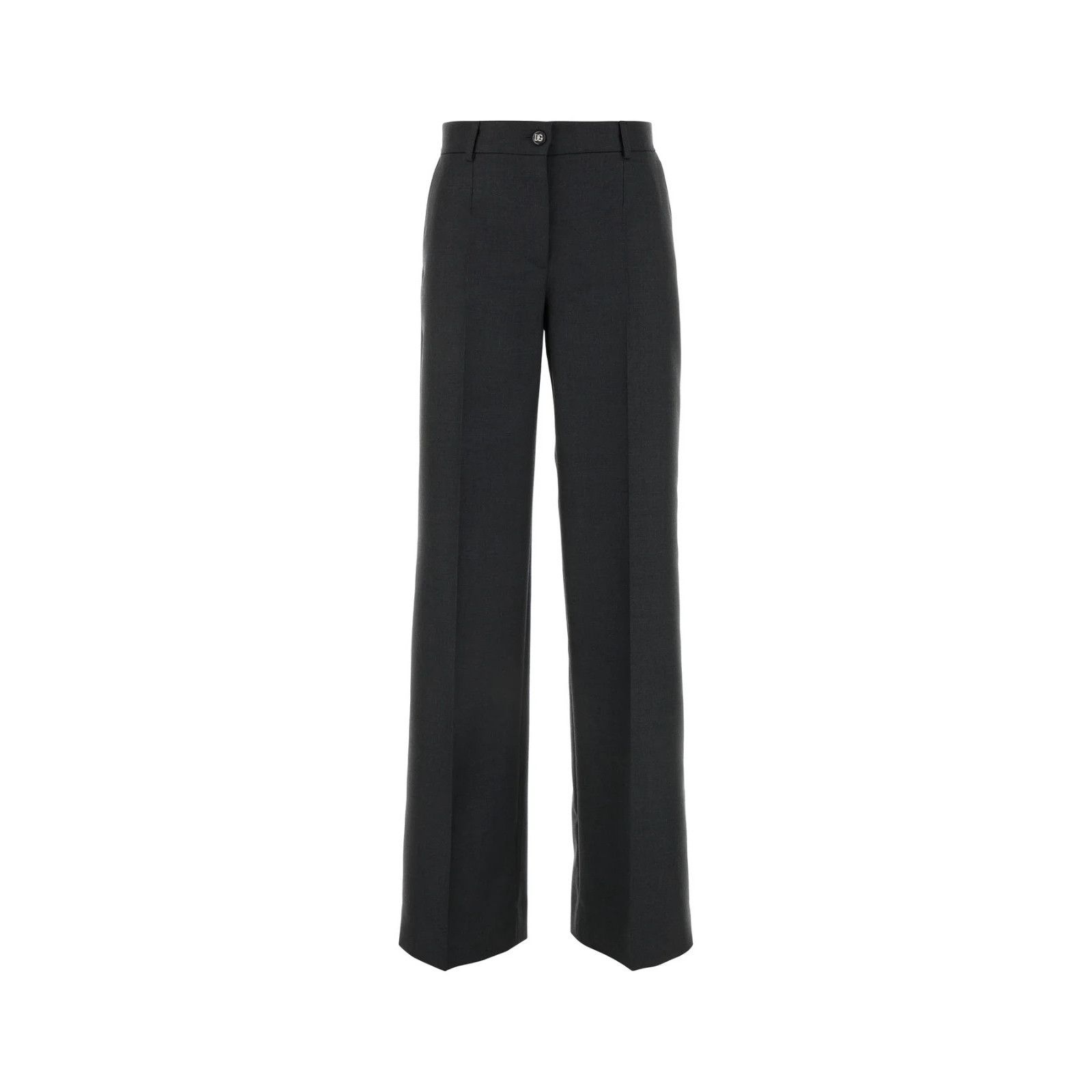 Dolce & Gabbana DOLCE & GABBANA Grey Graphite Wool Pant New & Authentic (Wom Size 27" / US 4 / IT 40 - 1 Thumbnail