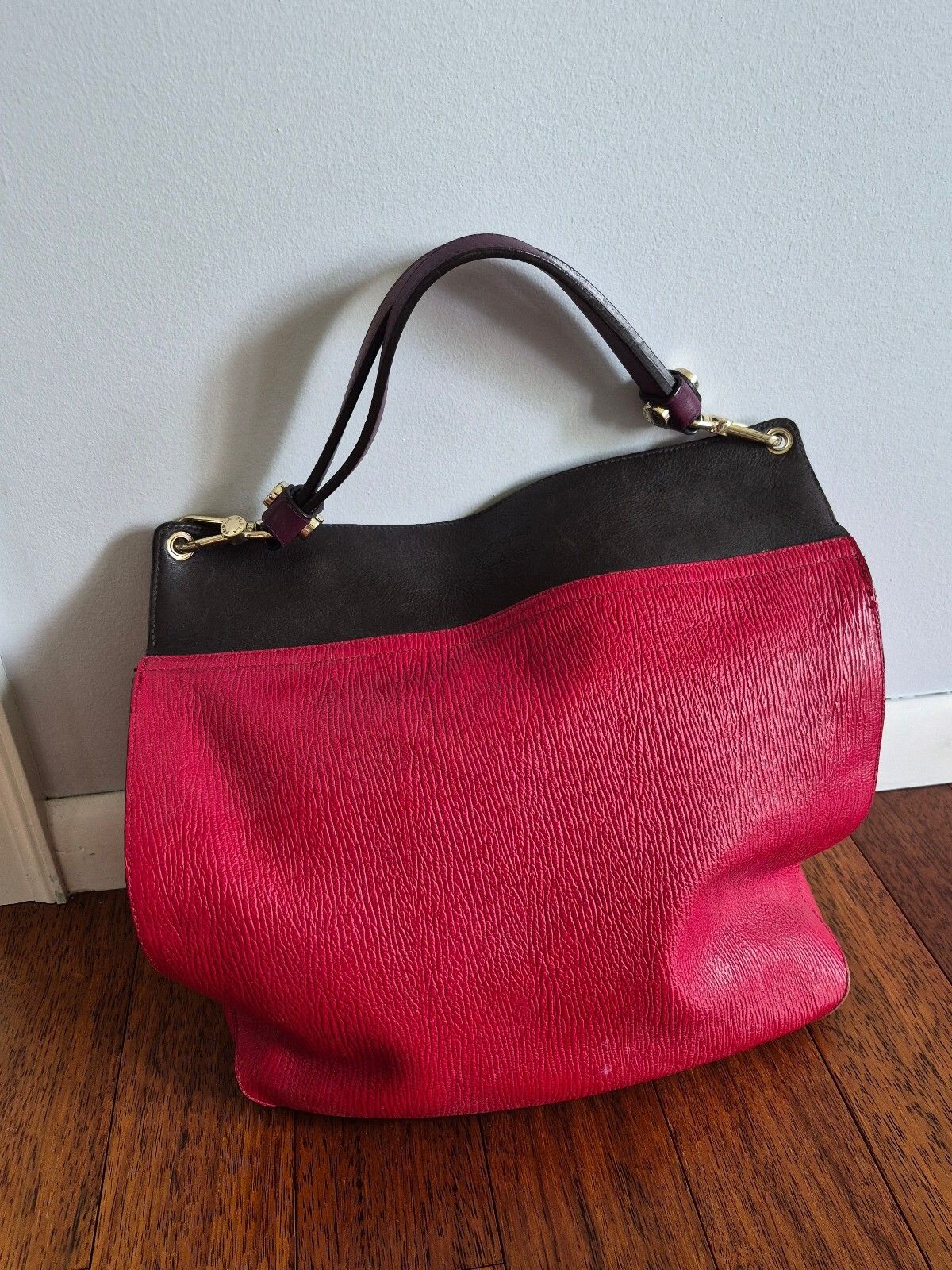 Furla Vintage Furla Red Leather Handbag Size ONE SIZE - 2 Thumbnail