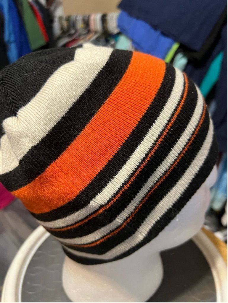 Reebok Unisex Reebok Beanie Hat One Size Black Orange Size ONE SIZE - 4 Thumbnail