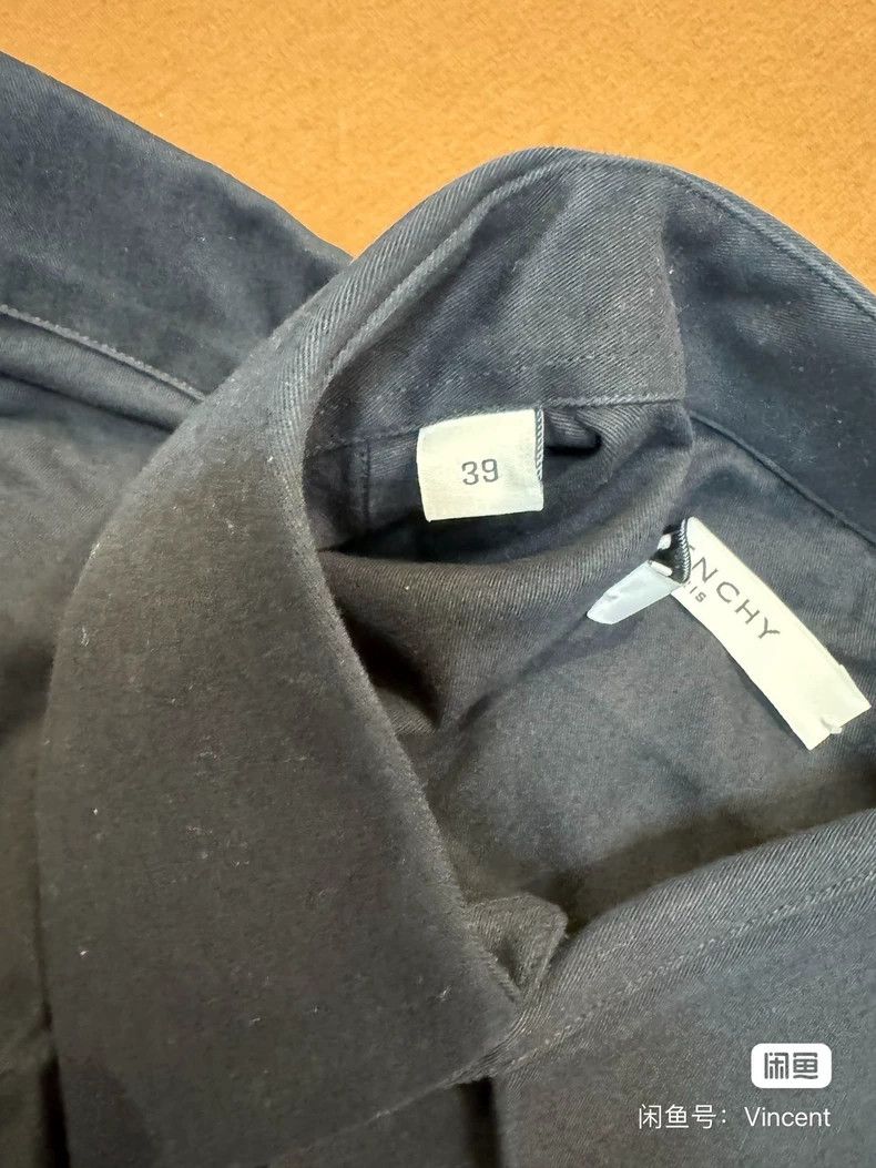 Givenchy Givenchy Size39 Black Zip-Up Slim Fit Shirt, Size 39 Size US M / EU 48-50 / 2 - 3 Thumbnail