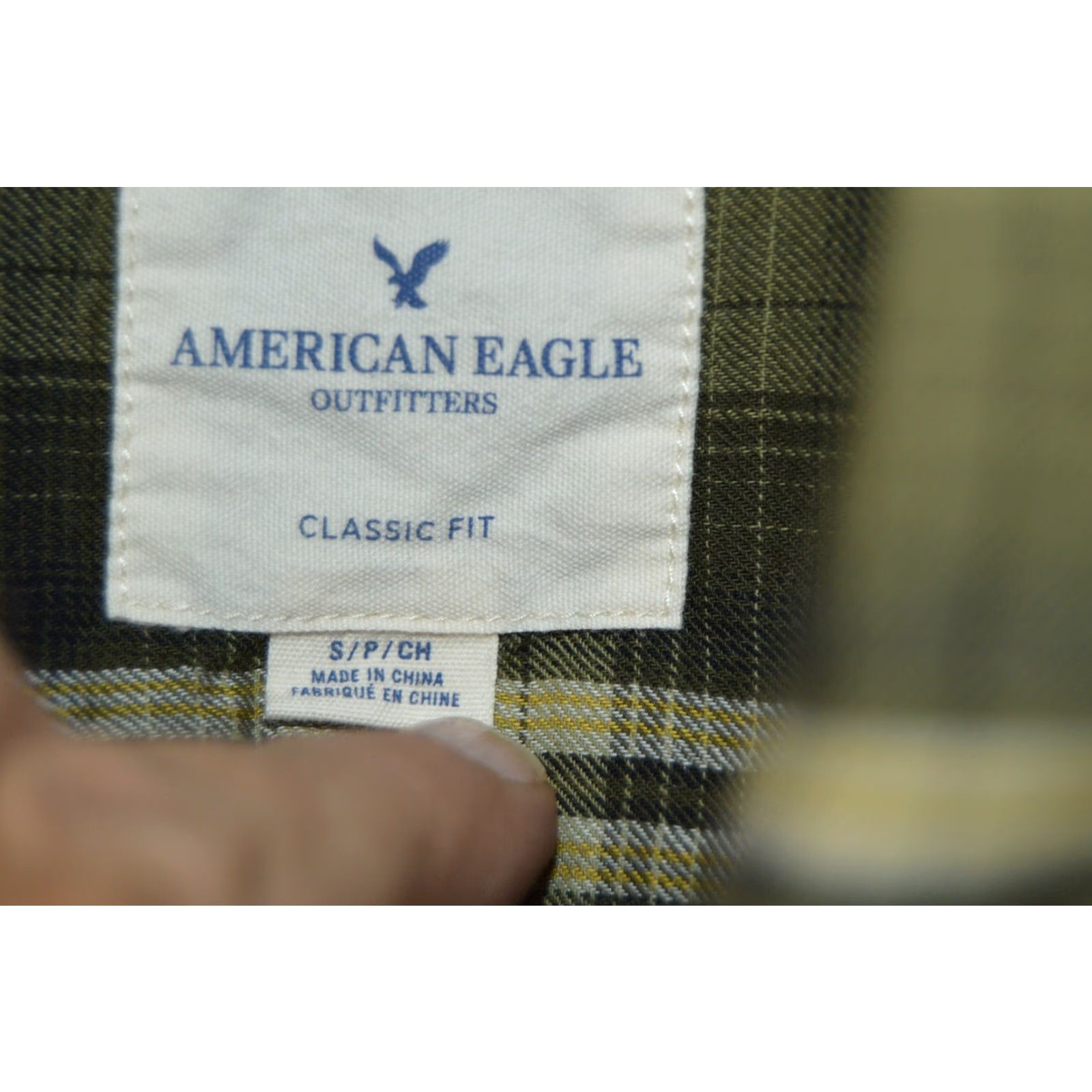 American Eagle Outfitters American Eagle Outfitters Serious Soft L/S Plaid Shirt SZ S Green Mens Shirt Size US S / EU 44-46 / 1 - 6 Thumbnail