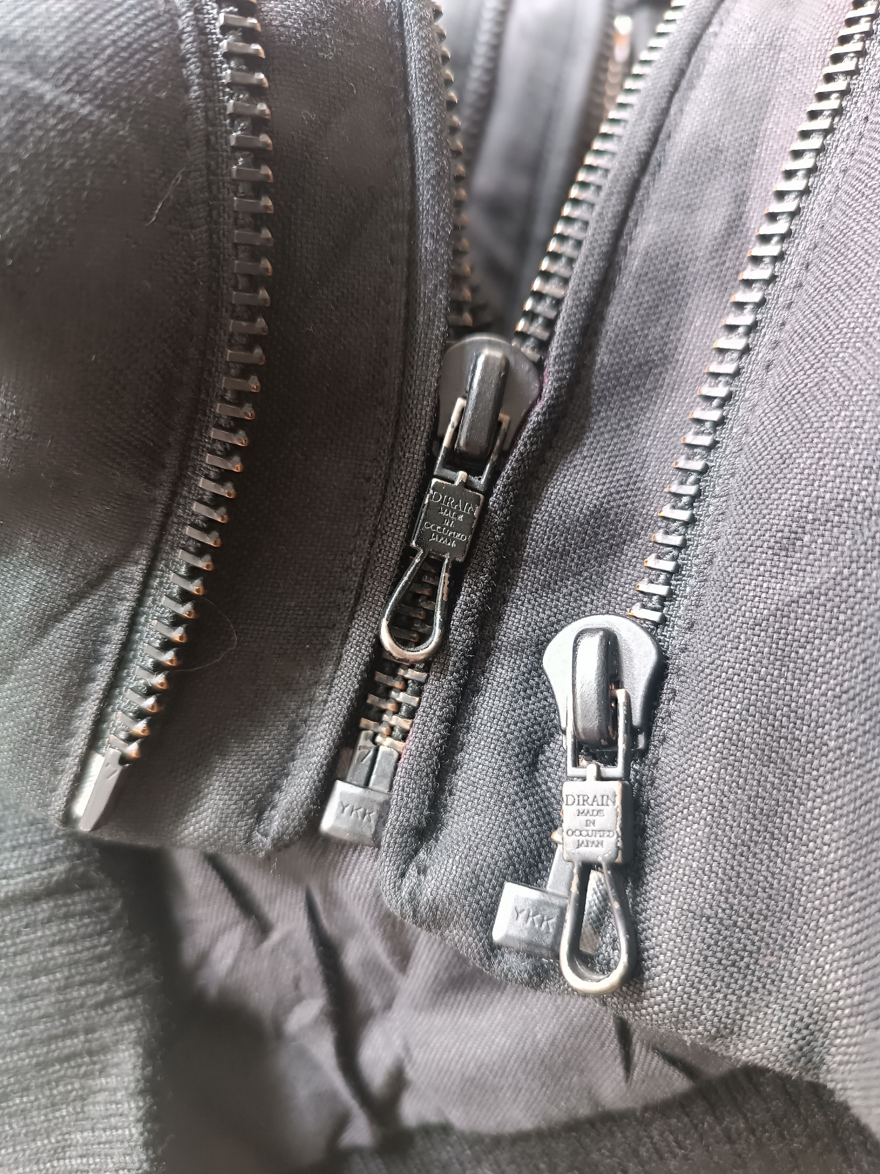 Japanese Brand Dirain Bomber Jacket Double Zip Ifsixwasnine L.G.B Style Size US M / EU 48-50 / 2 - 5 Thumbnail