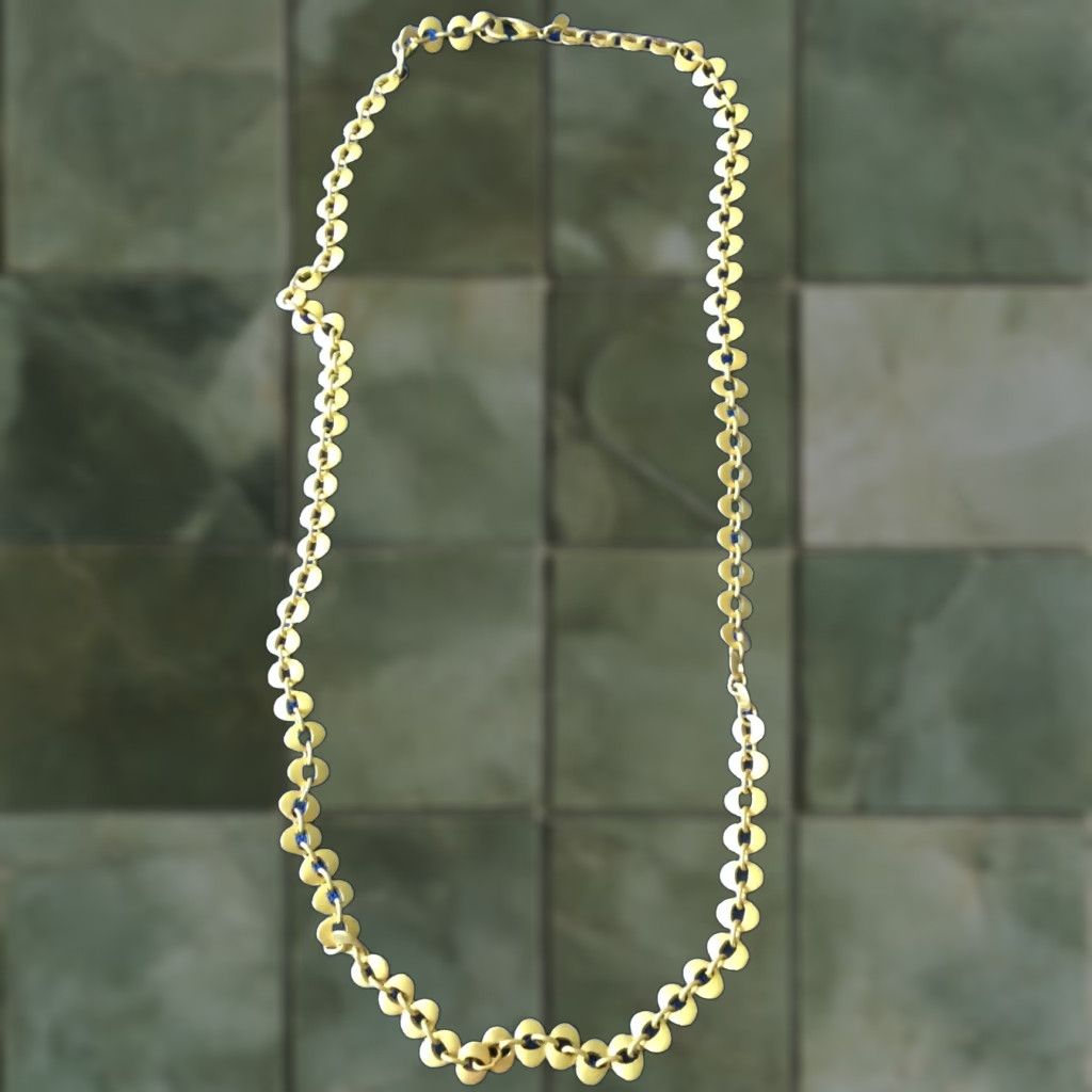 Express VINTAGE Express Gold Tone Metal Chain Belt Skinny L/XL 90s Womens Size ONE SIZE - 1 Thumbnail