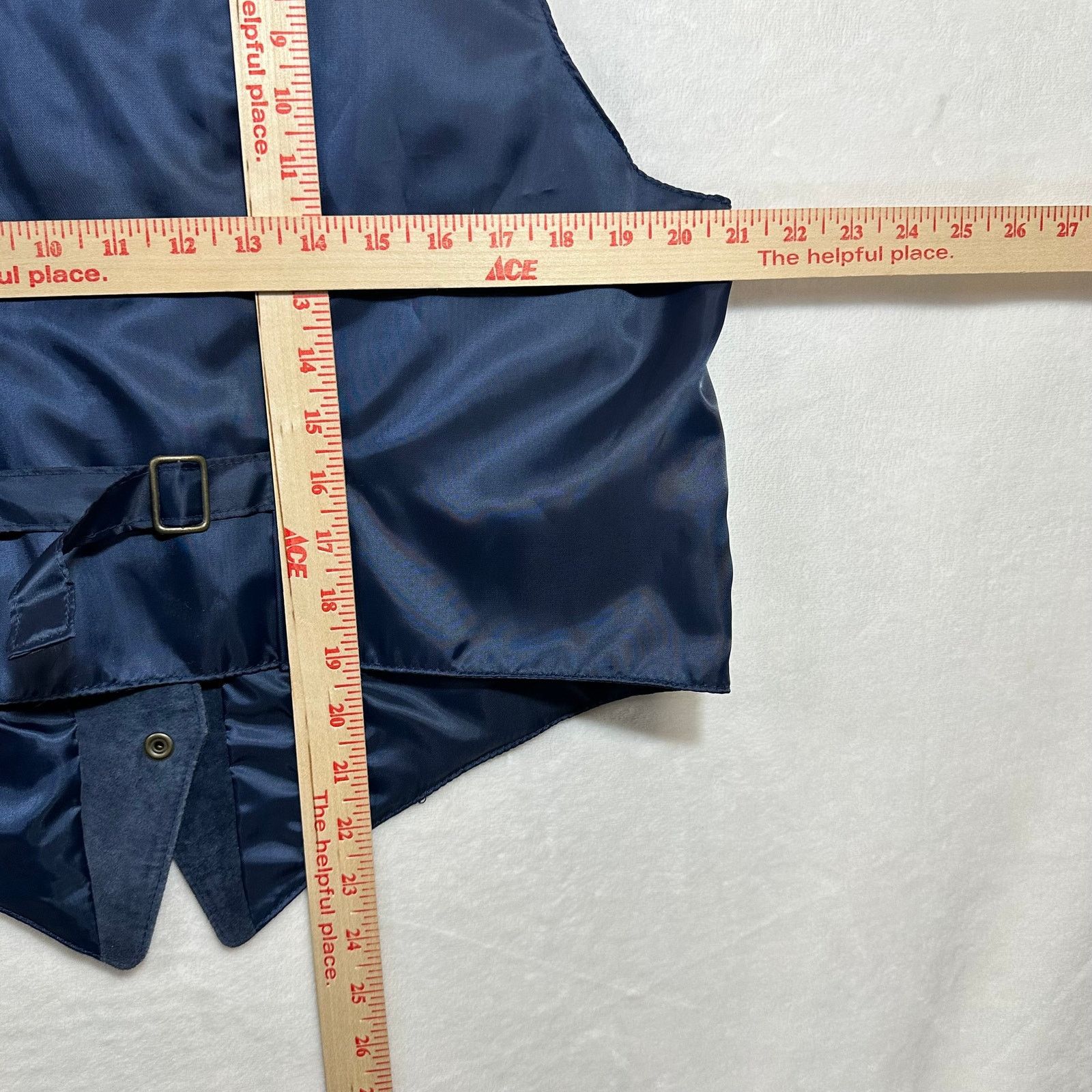 Vintage NEW Vintage XL International Leather Collection Blue Vest Size US XL / EU 56 / 4 - 8 Thumbnail