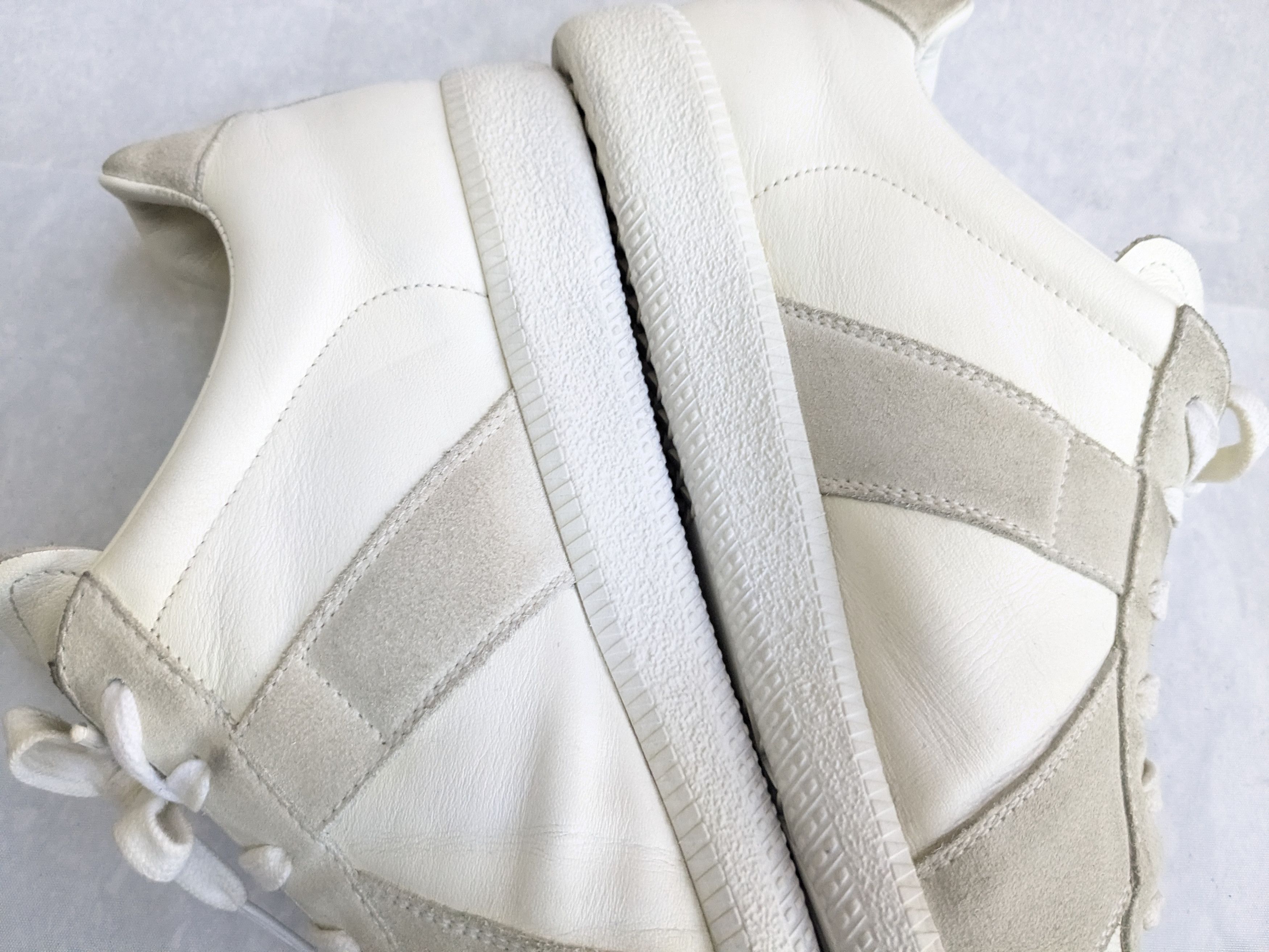 Maison Margiela Maison Margiela Replica GAT White Gray 11.5 44.5 Size US 11.5 / EU 44-45 - 13 Thumbnail