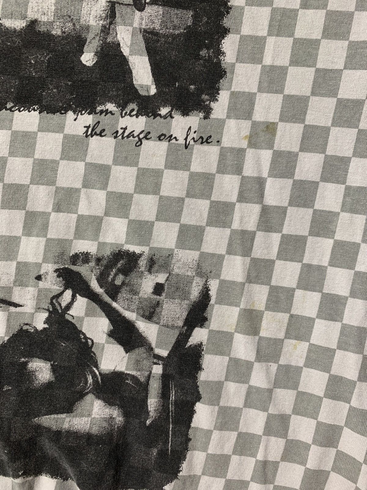 If Six Was Nine × Japanese Brand × Le Grande Bleu (L.G.B.) Generate Poem Checkerboard Tshirt Size US L / EU 52-54 / 3 - 6 Thumbnail
