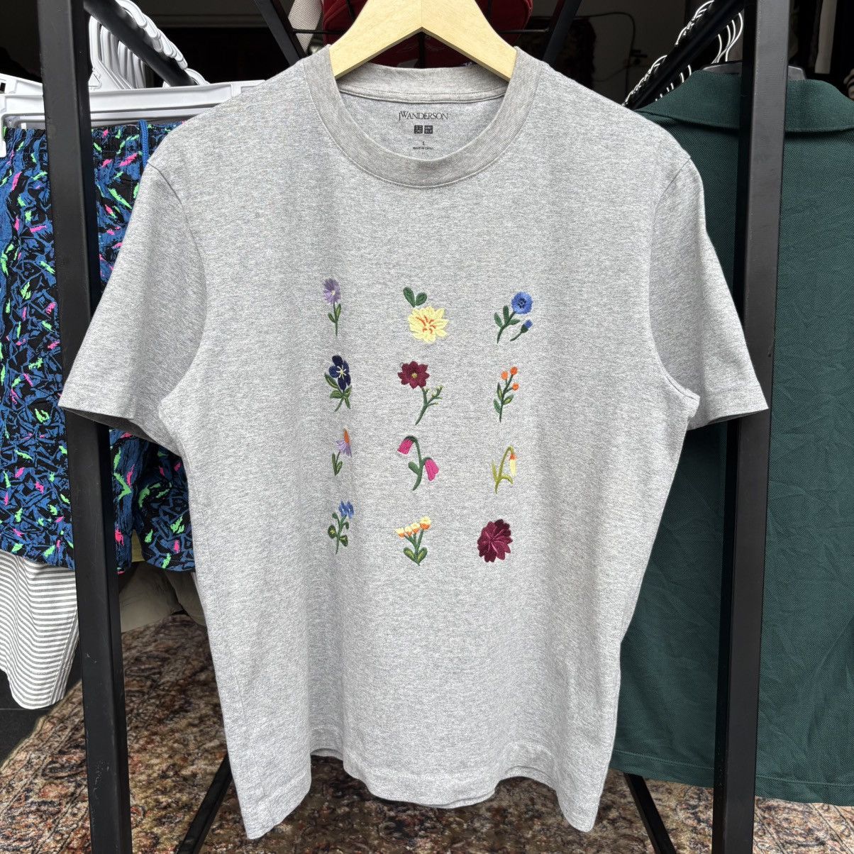 UNIQLO x JWAnderson Flower Embroidered All Over Tee