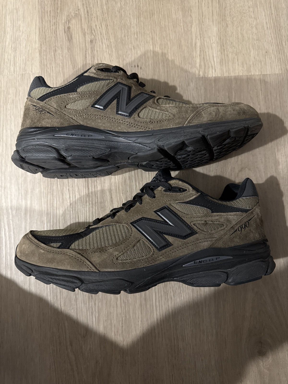 JJJJound × New Balance New Balance 990v3 JJJJound Brown Black Size US 11 / EU 44 - 1 Thumbnail