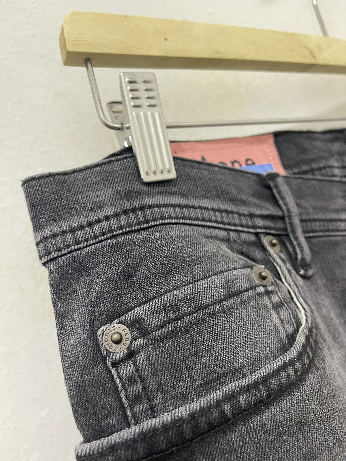 Acne Studios Rare ACNE STUDIOS Bla Konst Black Denim Size US 29 - 7 Thumbnail