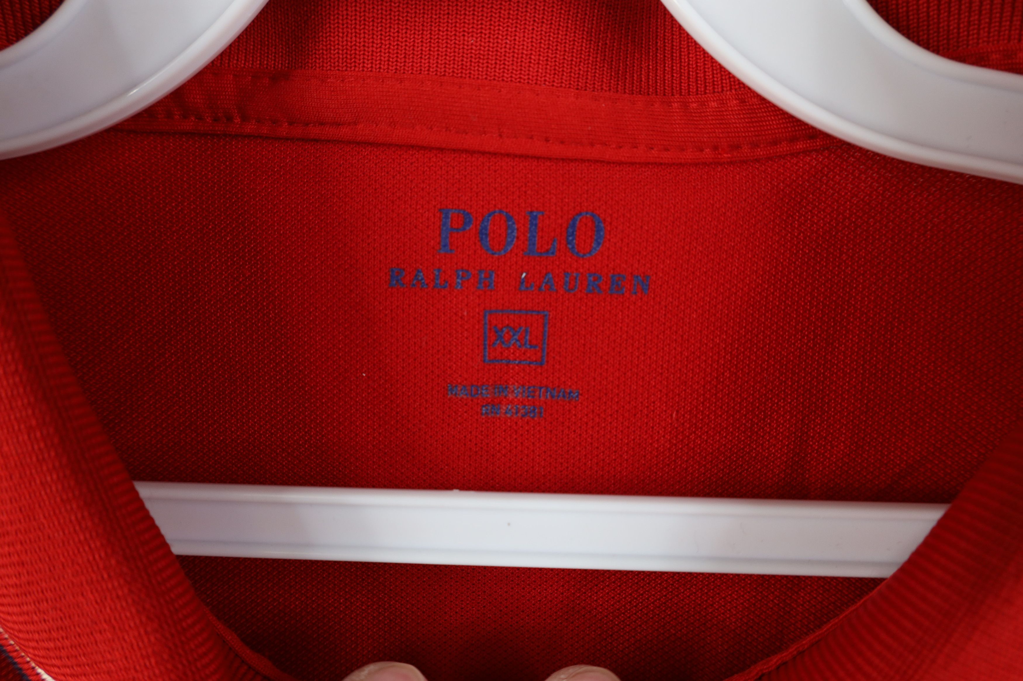 Ralph Lauren Ralph Lauren Knit USA Olympics Collared Golf Polo Shirt Red Size US XXL / EU 58 / 5 - 7 Thumbnail