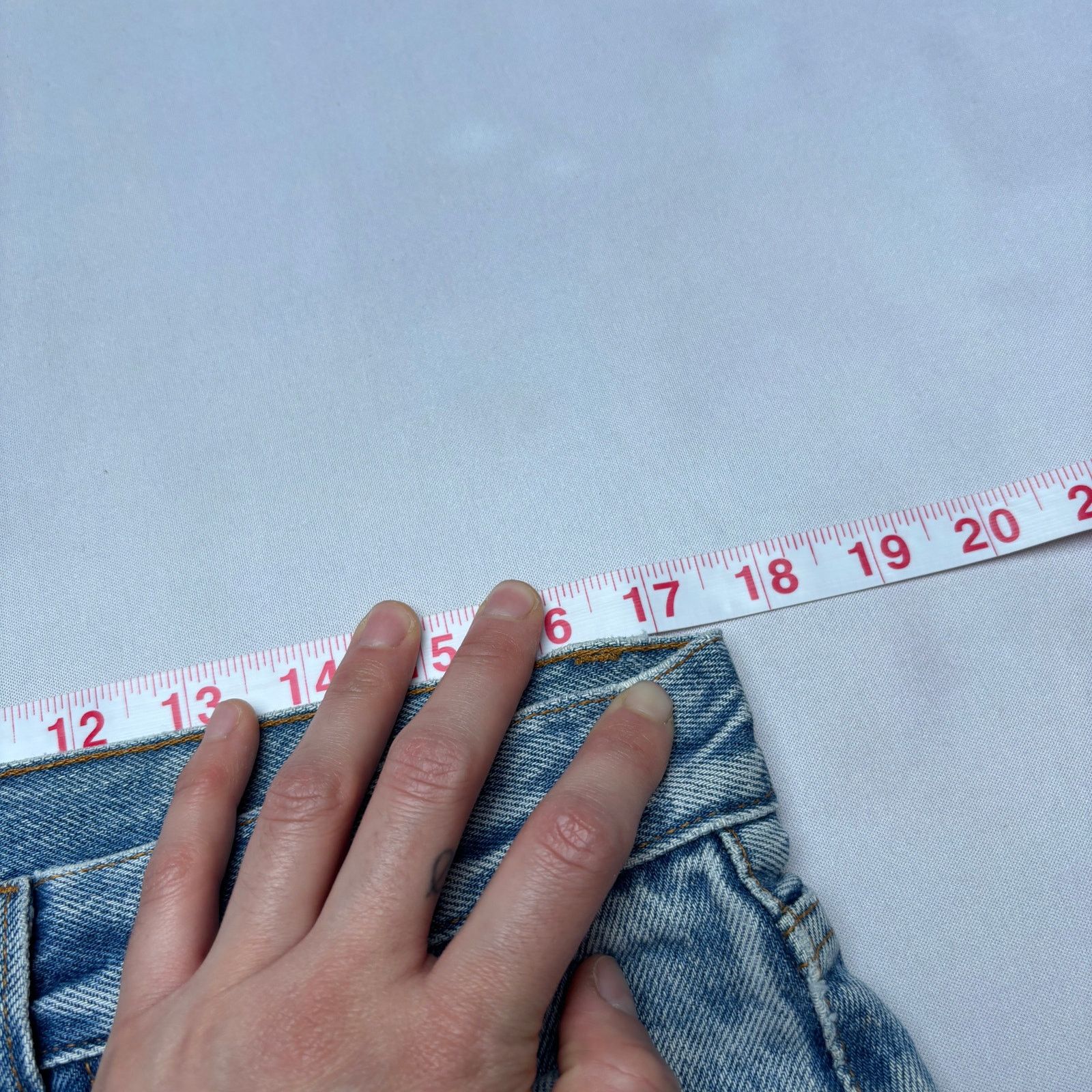 Levi's Vintage 80s Levi's 501 Distressed Straight Leg Jeans 33x32.5 Size US 33 - 5 Thumbnail