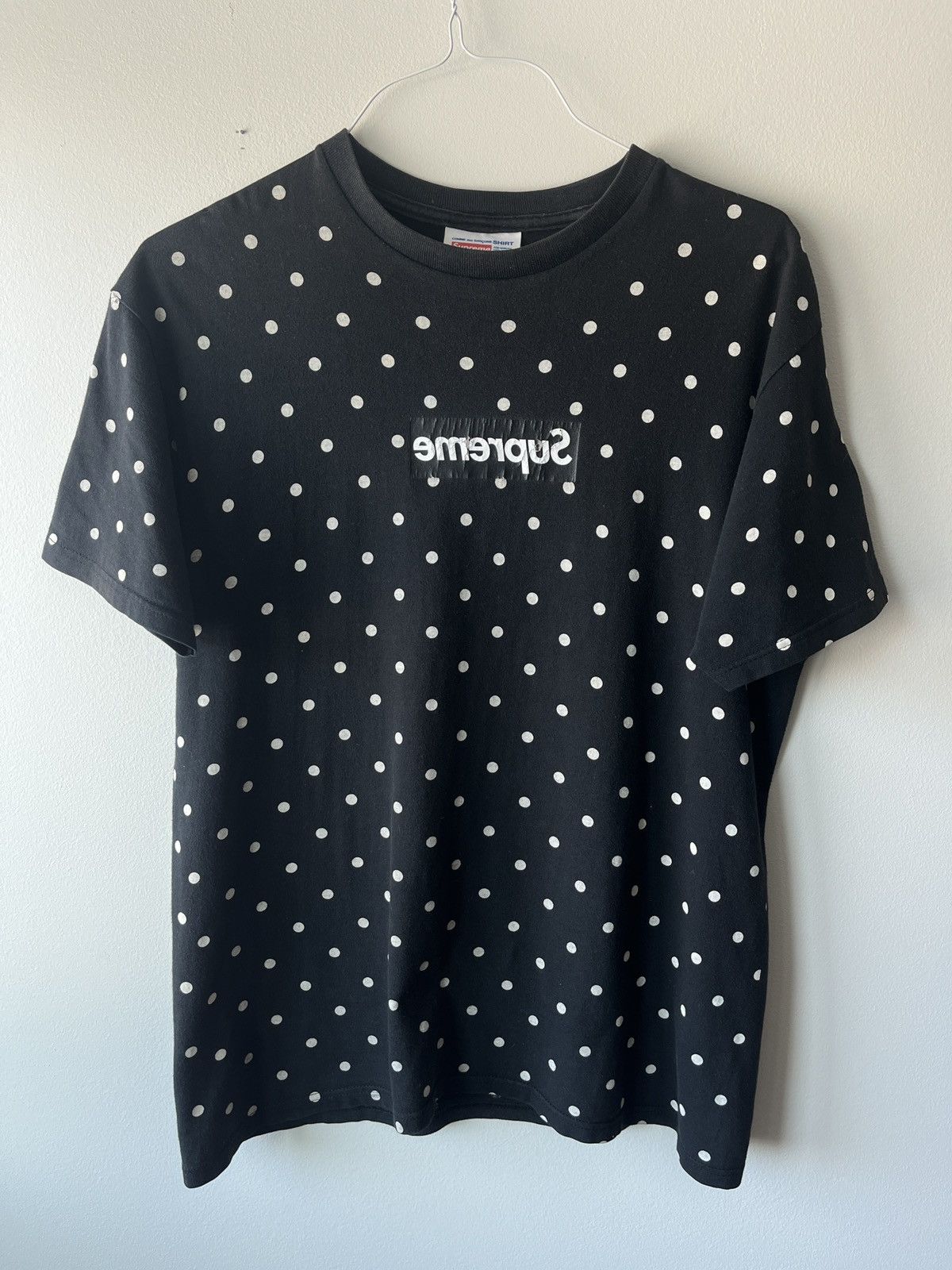 image of Comme Des Garcons Shirt x Supreme Comme Des Garçons Shirt Ss12 in Black, Men's (Size Large)
