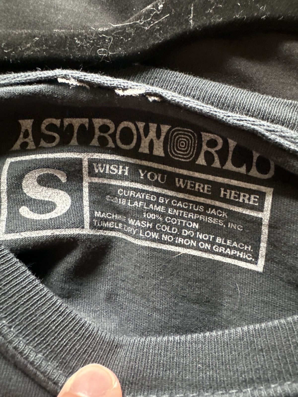 Travis Scott Travis Scott Astroworld Enjoy The Ride long sleeve tee Size US S / EU 44-46 / 1 - 3 Thumbnail