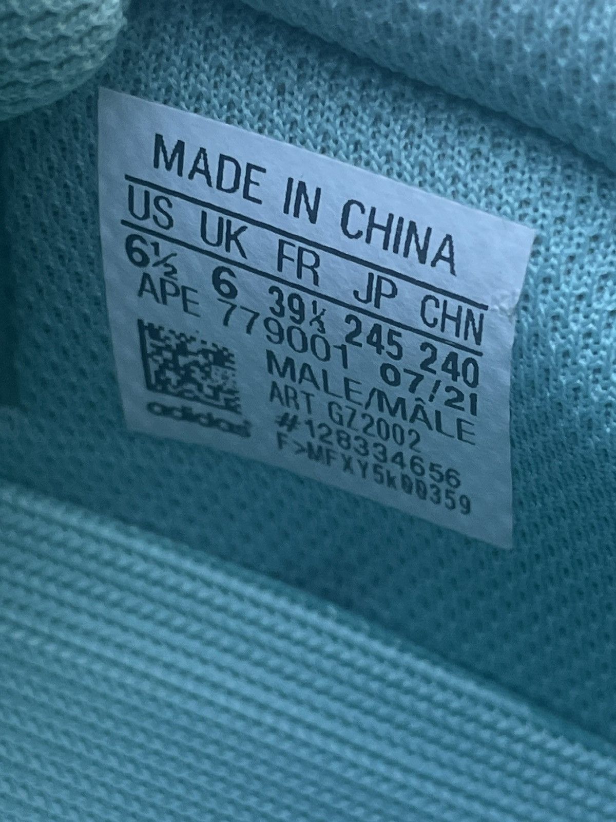 Adidas adidas Yeezy Boost 700 Faded Azure OG Box and Tags Size US 6.5 / EU 39-40 - 6 Thumbnail
