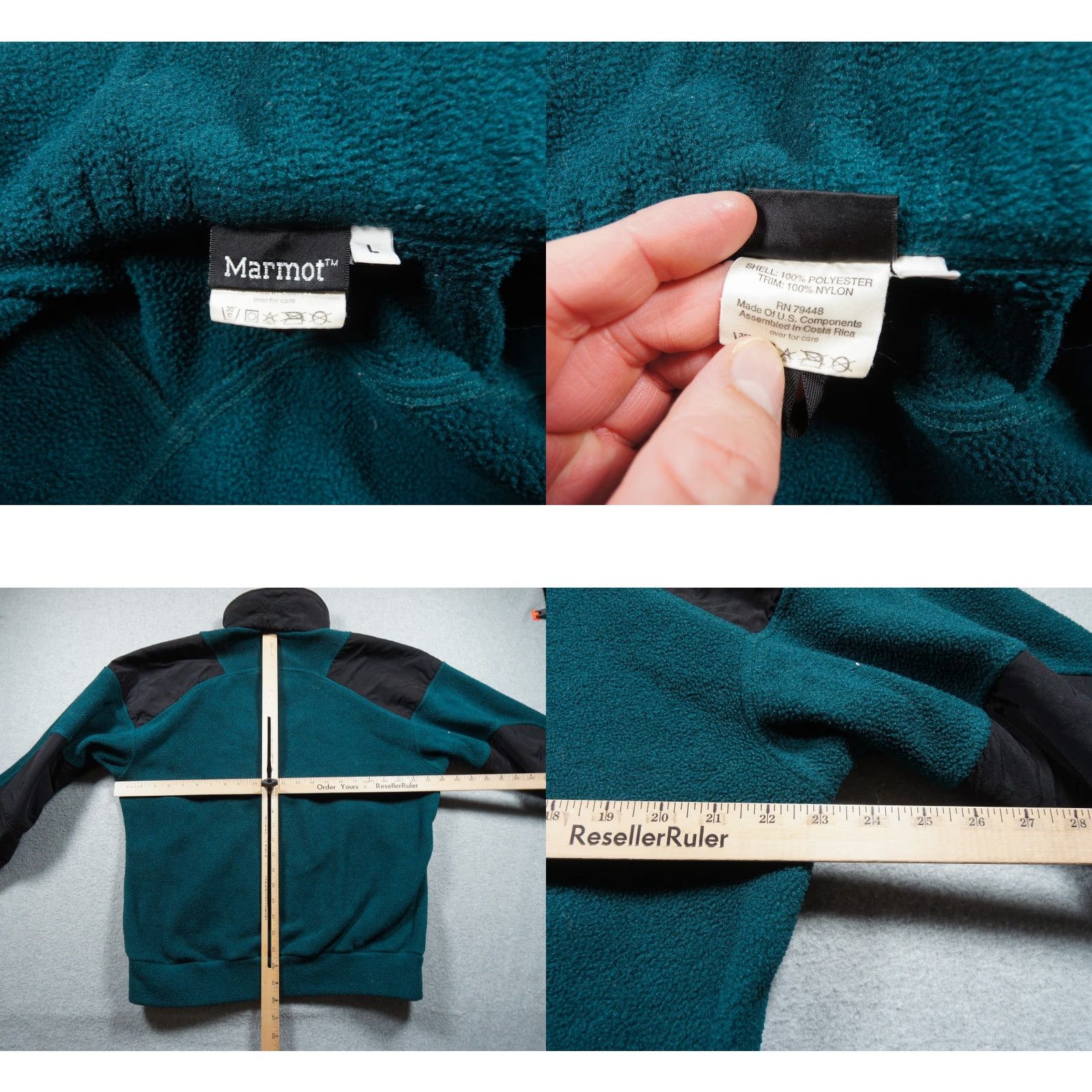 Marmot VINTAGE Marmot Jacket Mens Large Green Fleece Full Zip Outdoors Hike Camp Adult Jacket Mens Large Green Fleece Full Zip Outdoors Hike Camp Adult Size US L / EU 52-54 / 3 - 8 Thumbnail