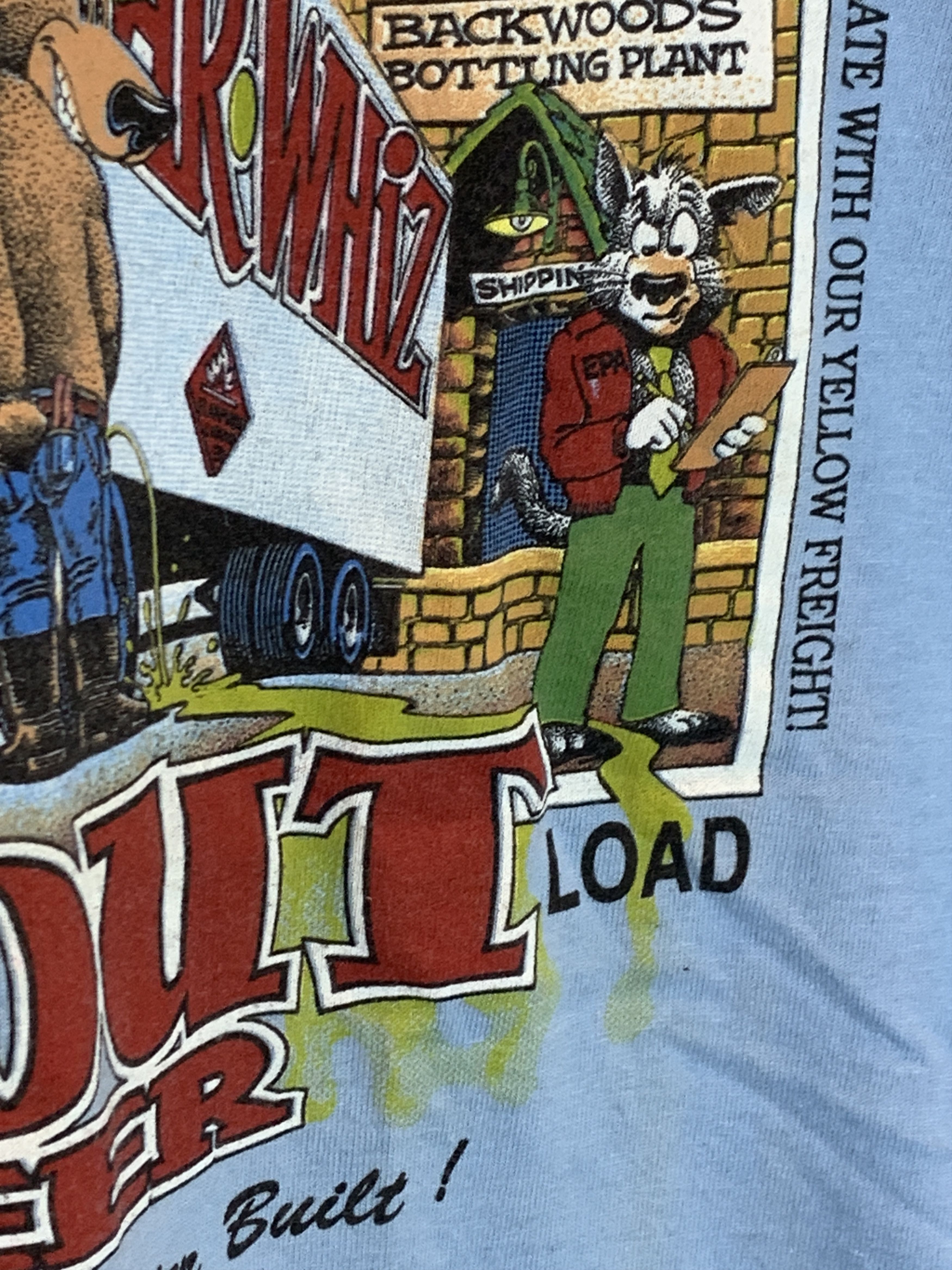 Vintage RARE Vintage 80’s Bear Whiz Stout Beer Single Stitch T-Shirt Size US XL / EU 56 / 4 - 8 Thumbnail