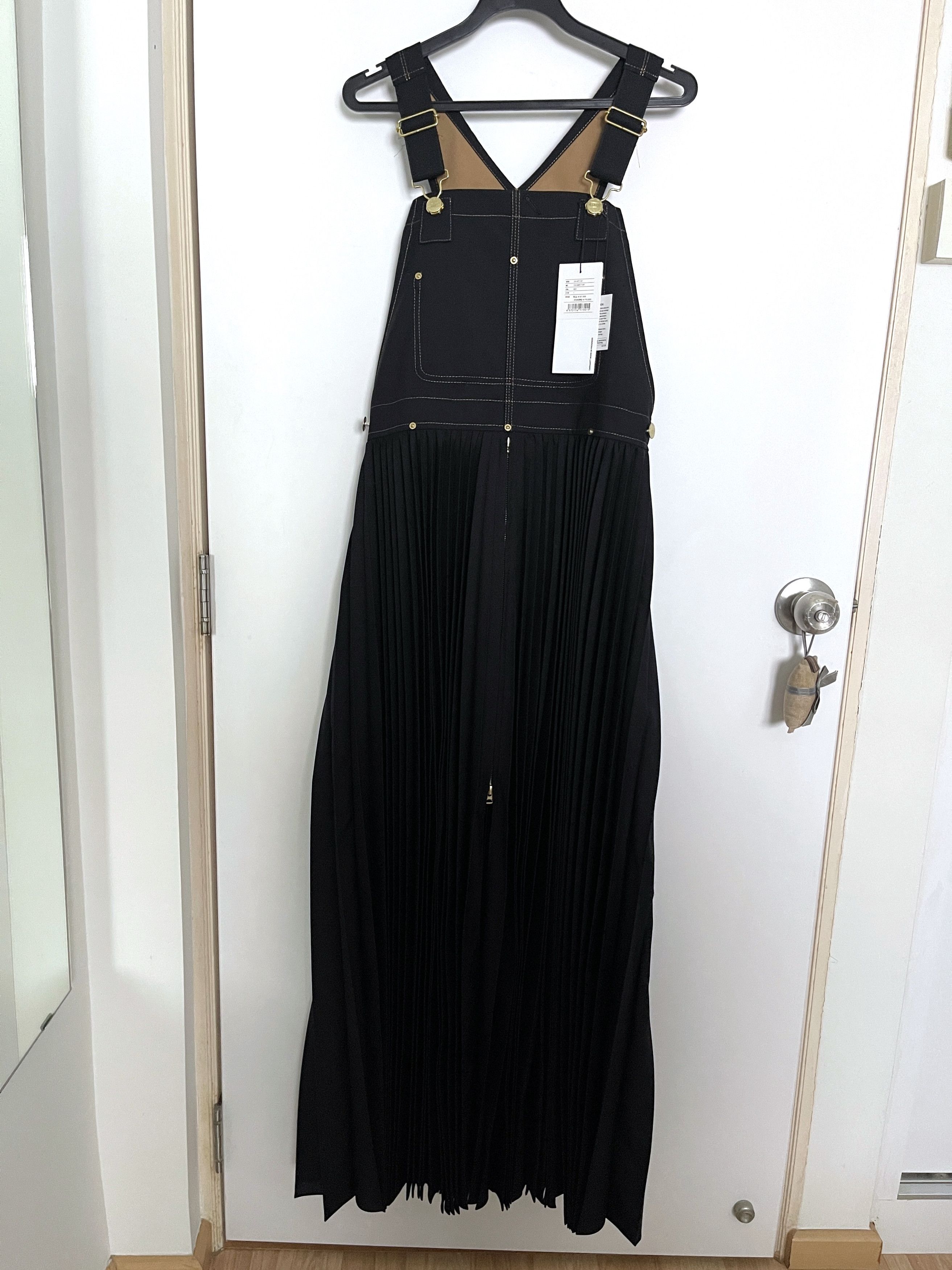 Carhartt  Sacai SACAI x CARHARTT WIP JUMPSUIT DUNGAREE MAXI BLACK DRESS |  Grailed