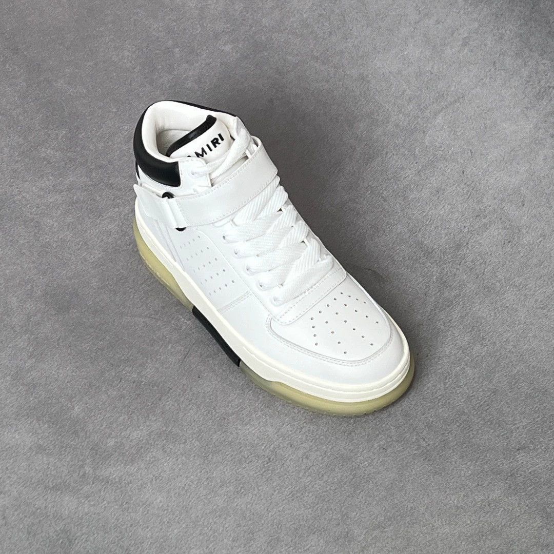 Amiri AMIRI White Leather High Top Sneakers Size US 7 / EU 40 - 7 Thumbnail