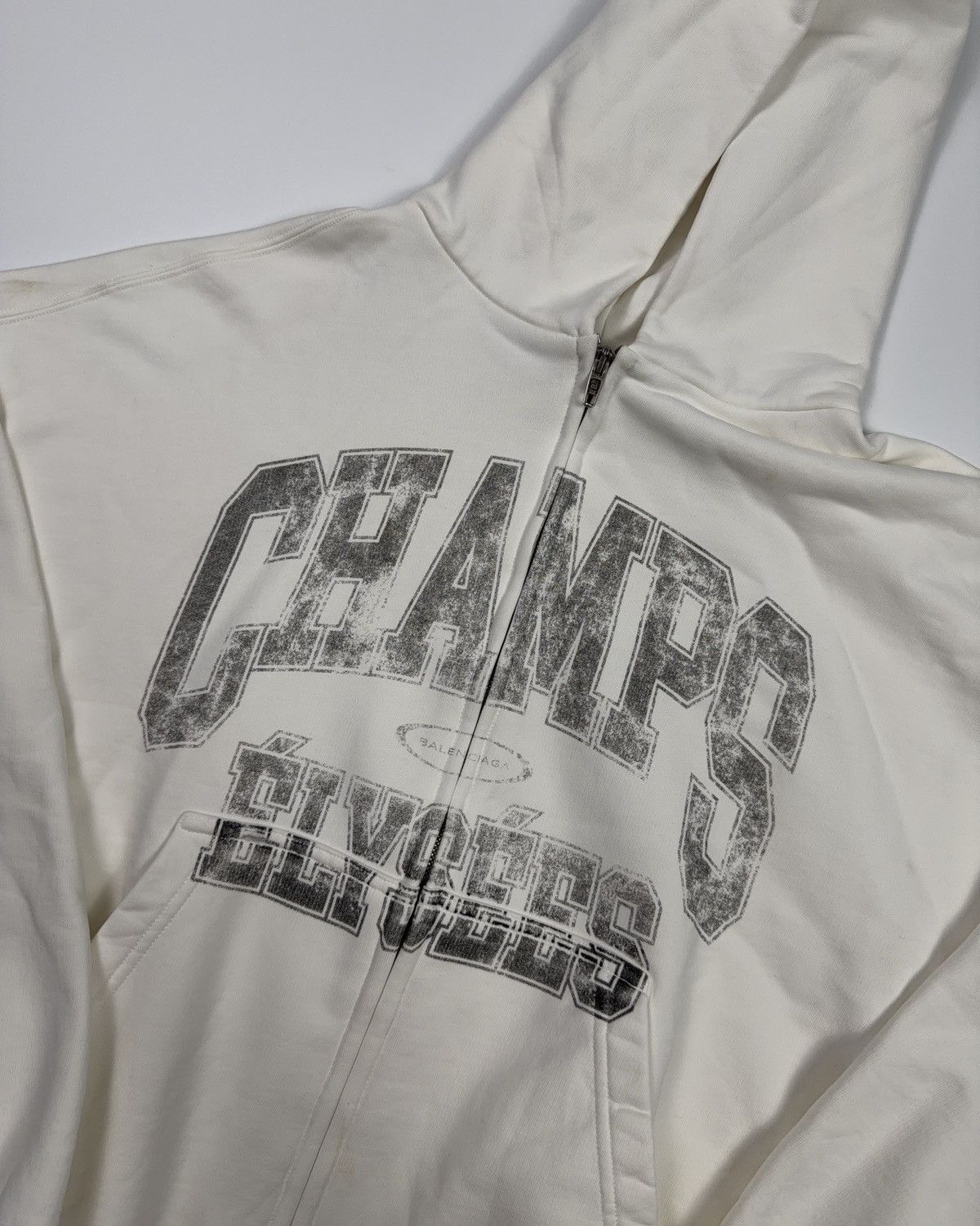 Balenciaga FW24 CHAMPS ELYSEE ZIP HOODIE Size US XS / EU 42 / 0 - 2 Thumbnail
