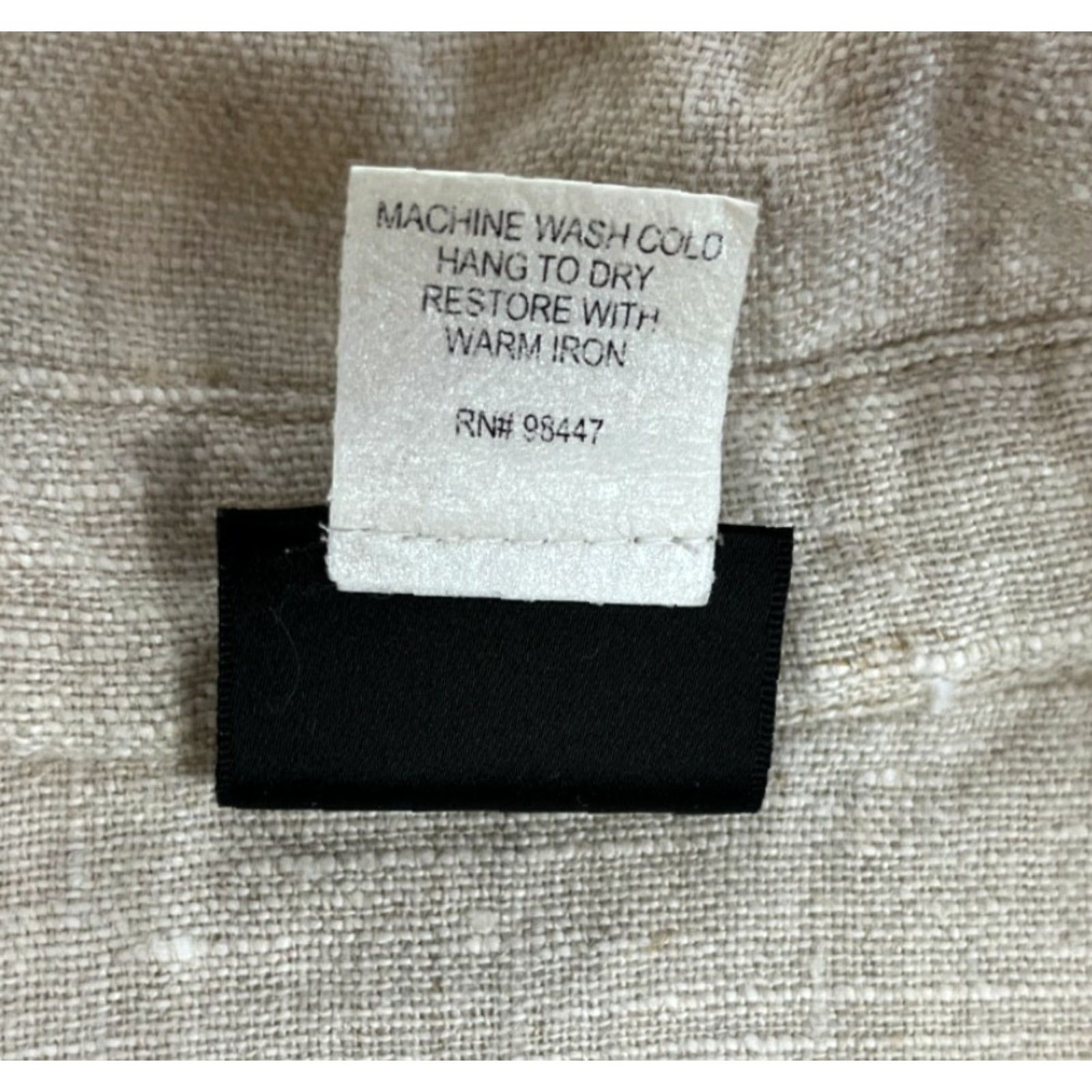 Vintage 20 South Women’s Linen Button Blouse Shirt Casual 3/4 Sleeve Made in USA Sz L Natural Linen 100% Linen USA Blouse Mens Womens Girls Boys Size L / US 10 / IT 46 - 5 Thumbnail